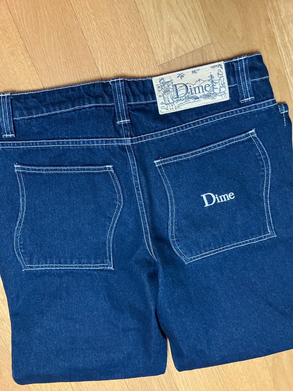 Dime 다임 스케이트보드 클래식 데님진 인디고블루 M 상품이미지2