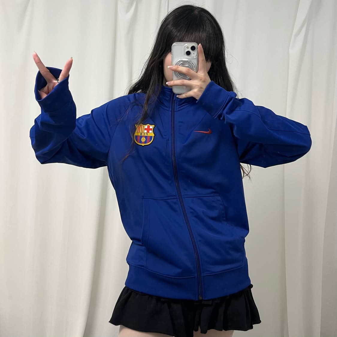 Nike blue Barcelona jersey 상품이미지2