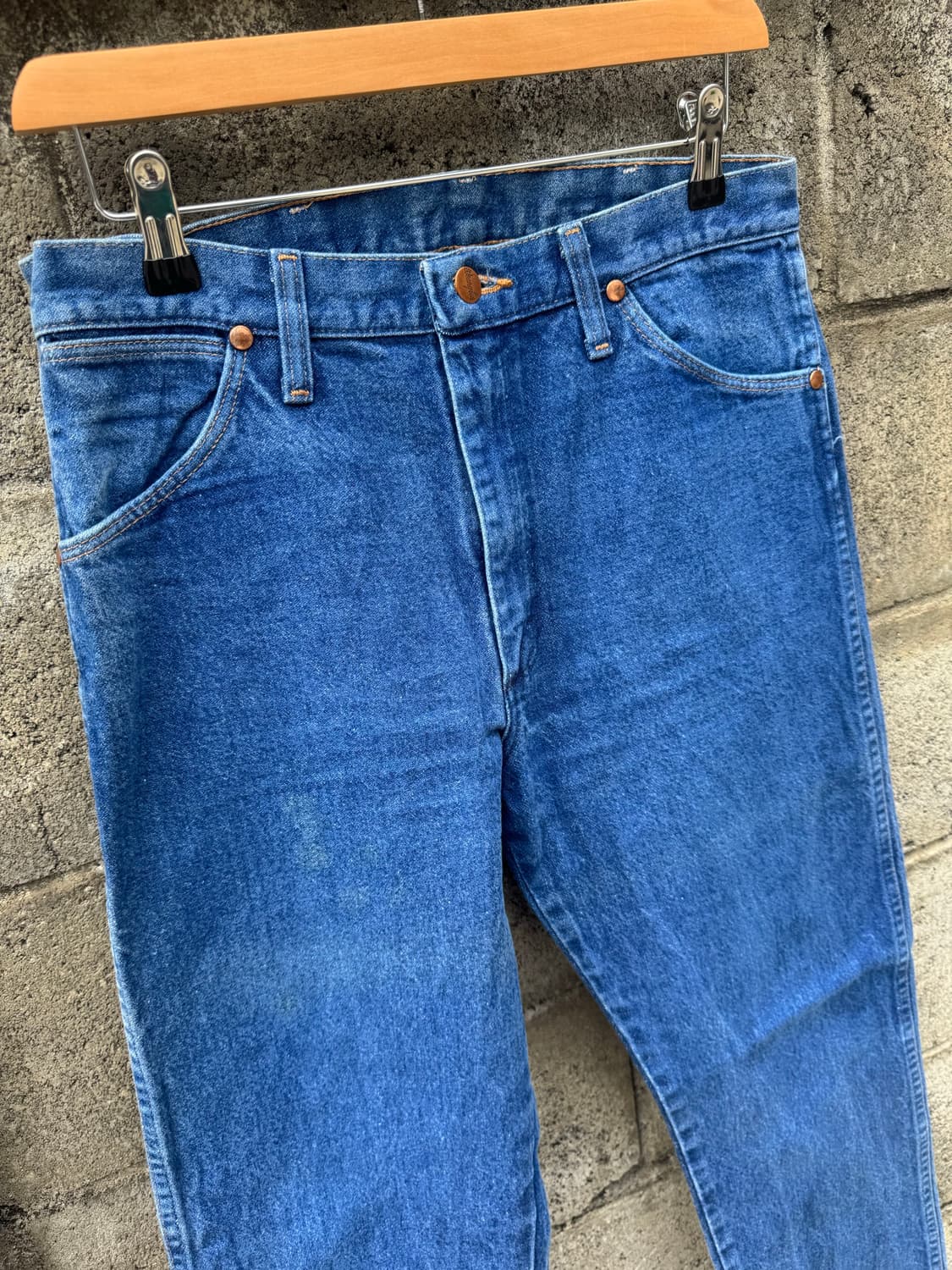 00s 랭글러 빈티지 13mwz 카우보이컷 데님 팬츠  상품이미지4