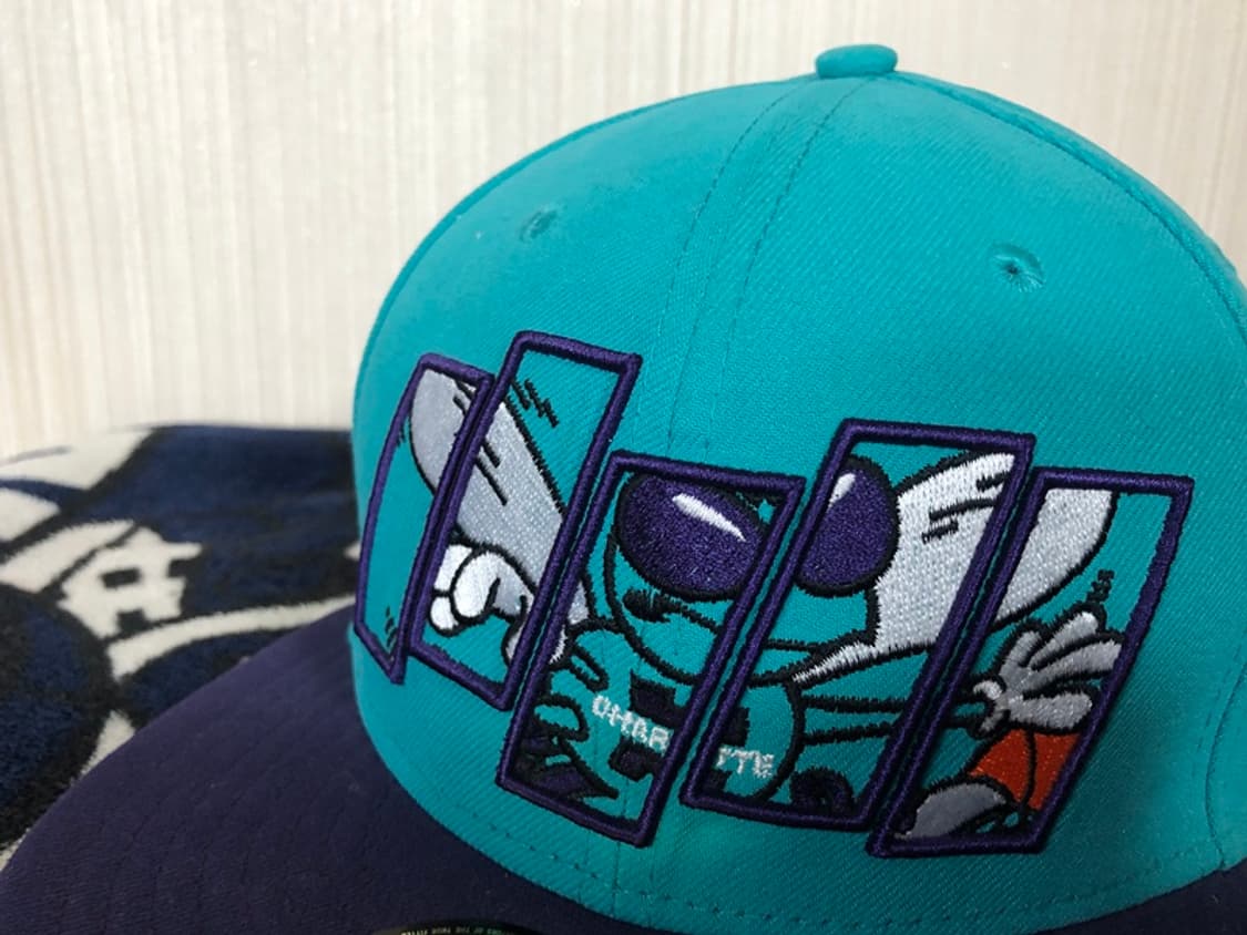 NBA 뉴에라 HWC 샬럿호네츠 59FIFTY 모자/캡 7 1/4 상품이미지5