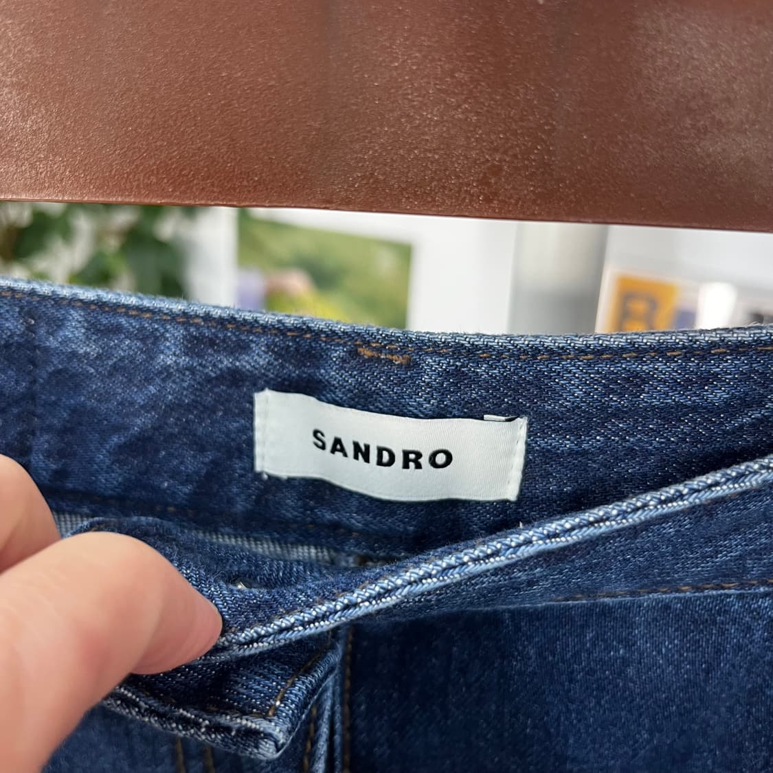 산드로 2024 와이드 데님팬츠 36 상품이미지4
