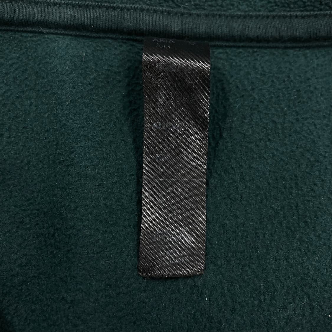 아디다스 그린 컬러 센터 로고 하프 집업 플리스 상품이미지3