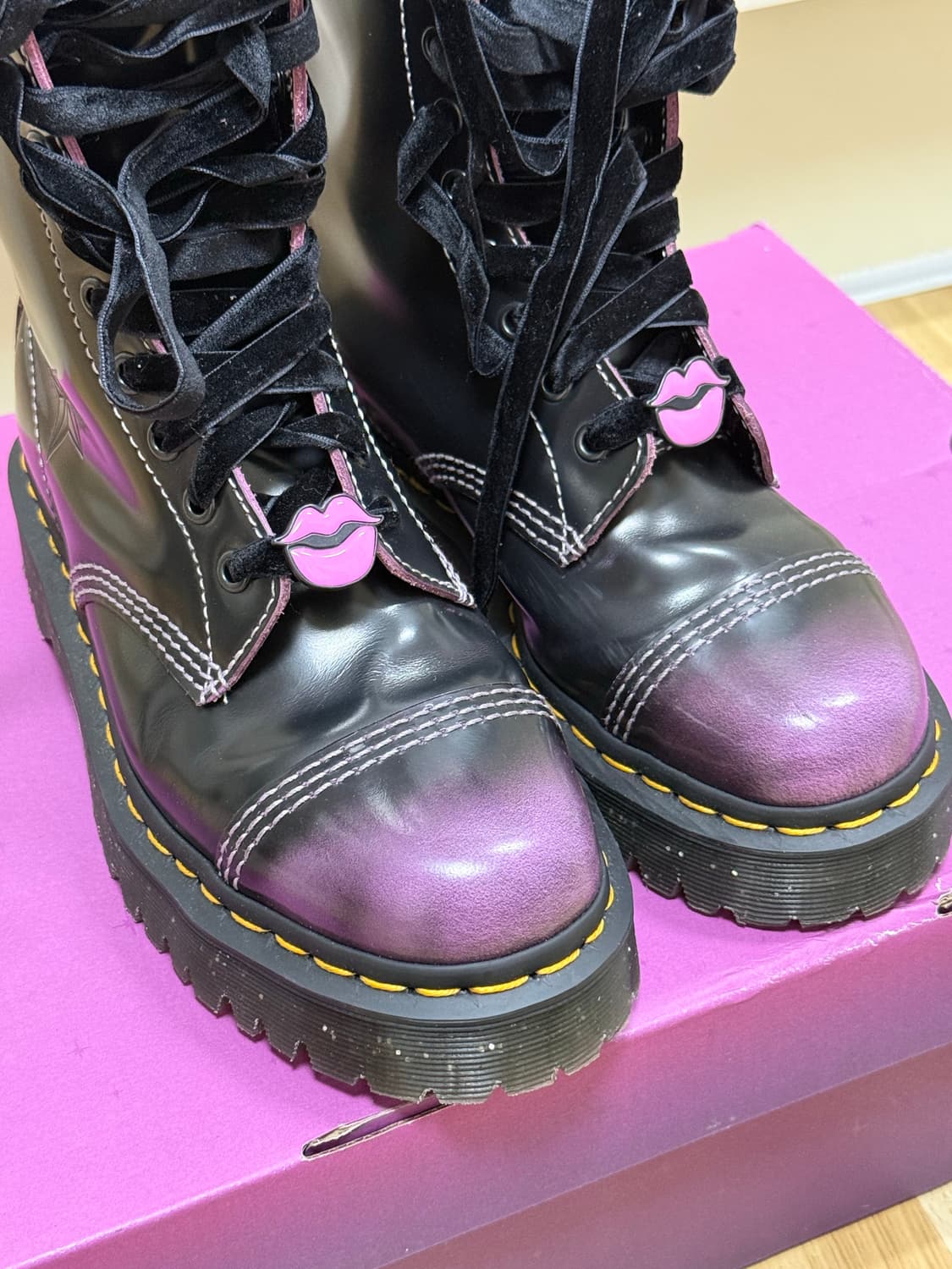 닥터마틴X브라츠 14홀 부츠 UK5 상품이미지5