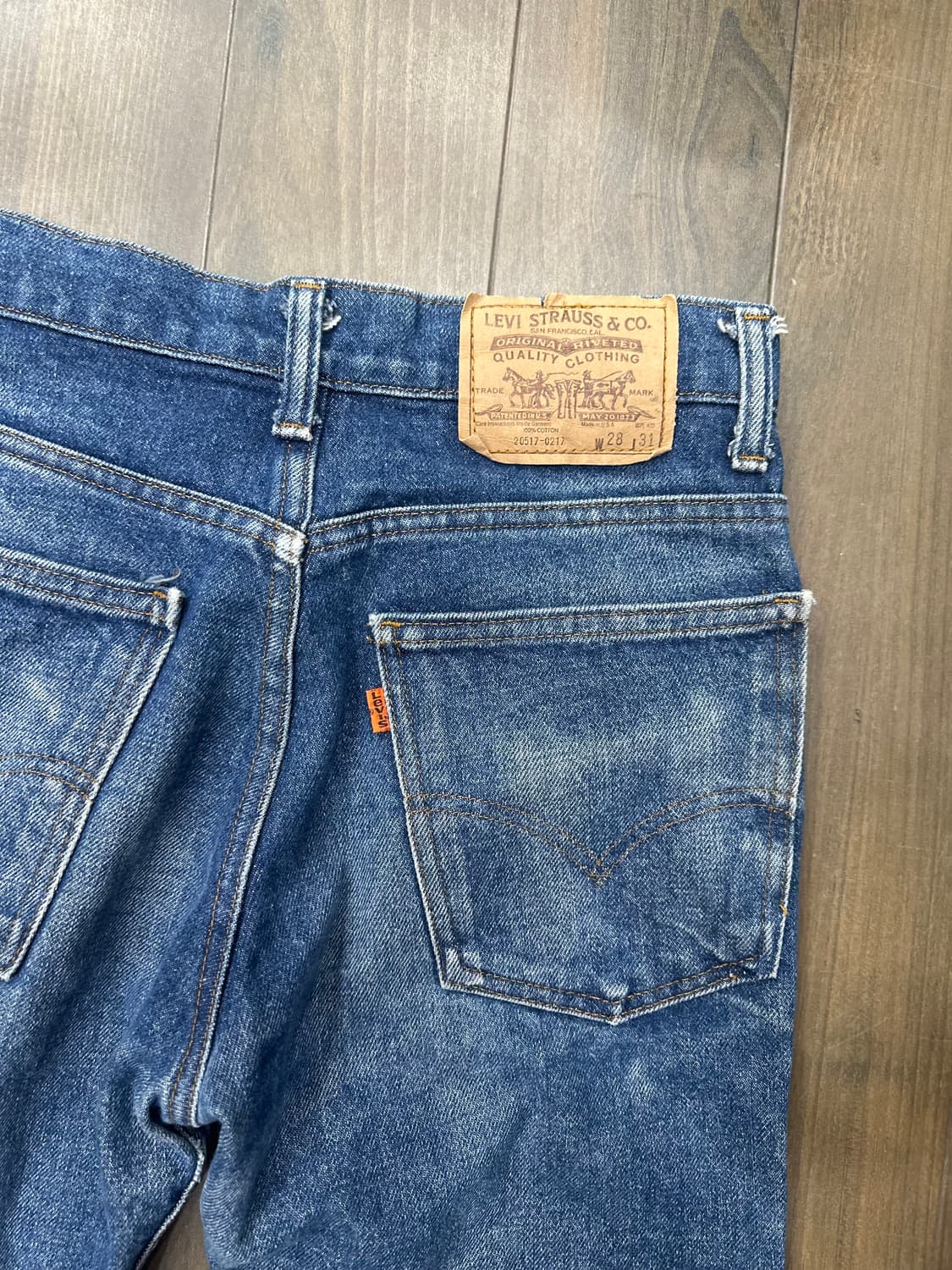 80s  u.s.a 리바이스517. 25-26사이즈 오렌지탭 상품이미지3