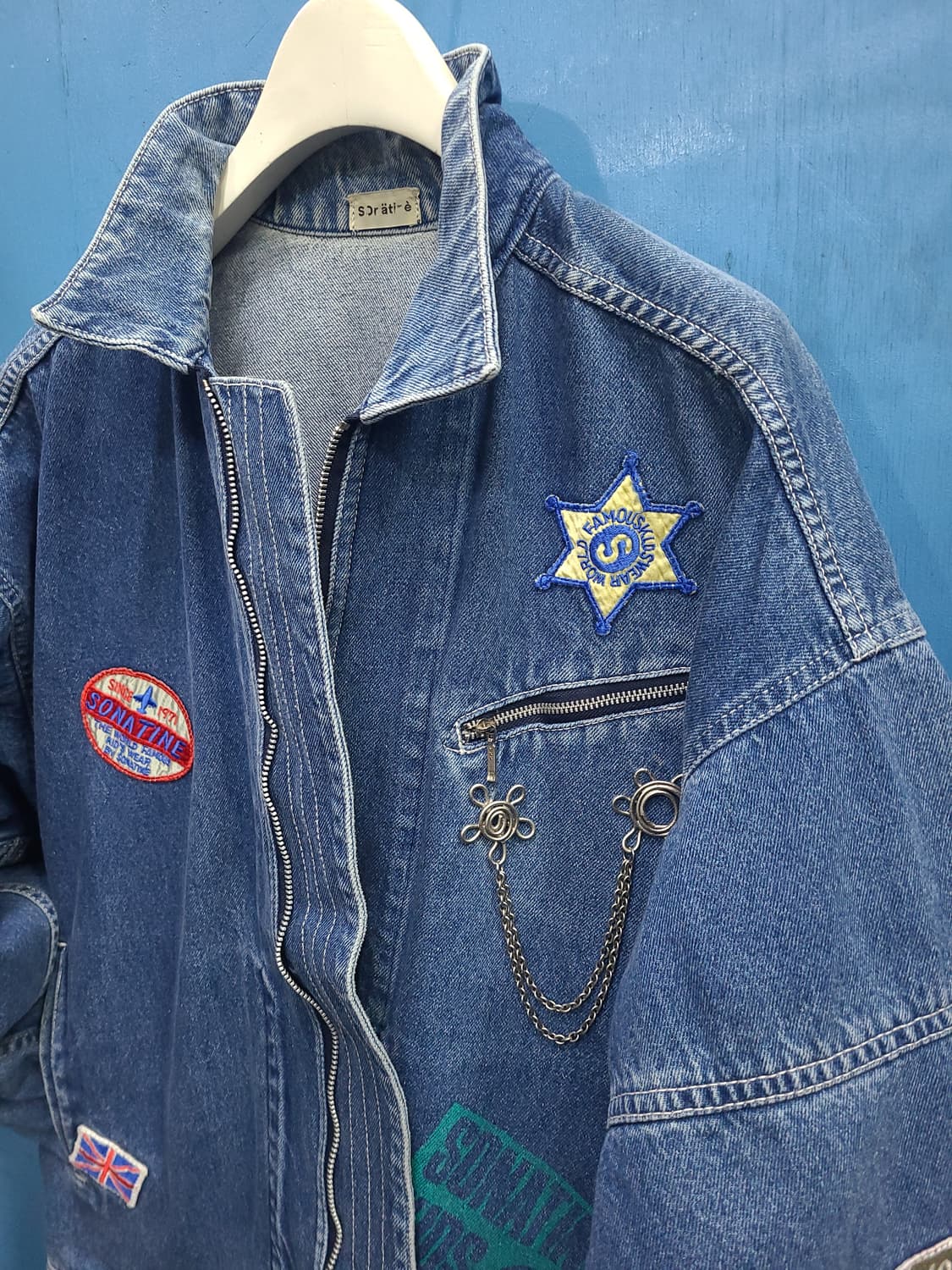 일본빈티지 올드스쿨 데님자켓 상품이미지4