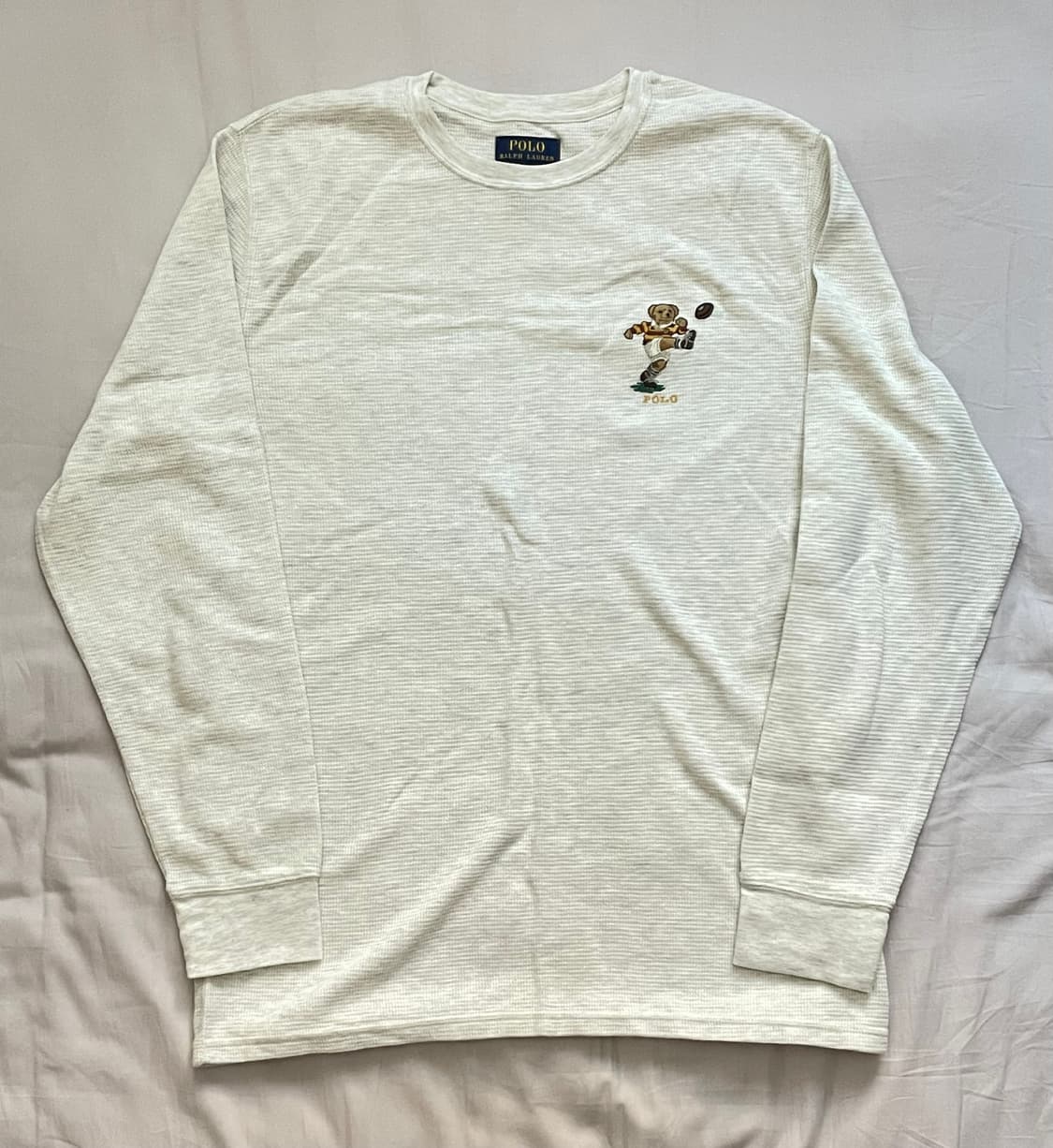 [L] 폴로 랄프로렌 폴로베어 와플 롱슬리브 긴팔 상품이미지2