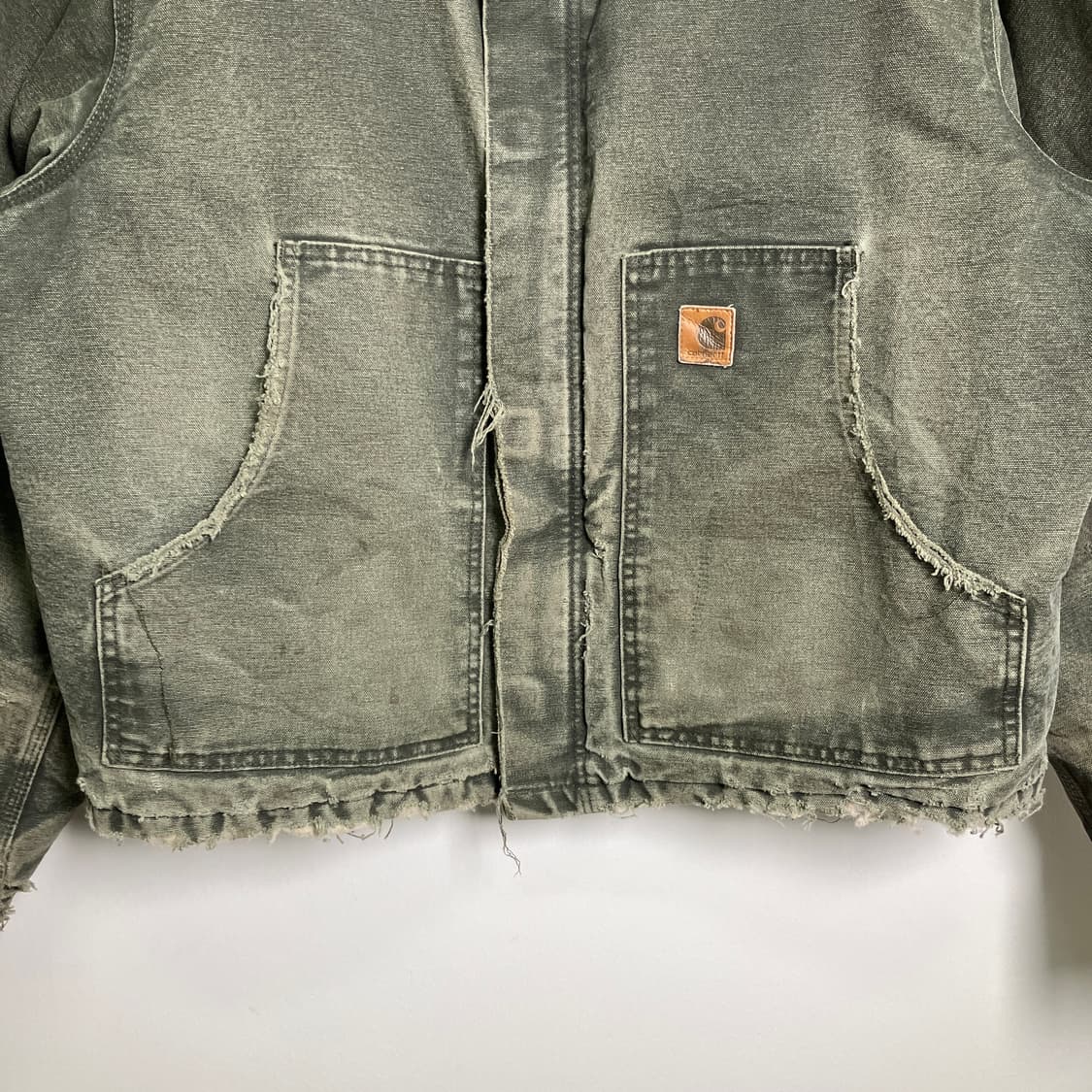 칼하트 J22 모스그린 덕 아크틱 자켓 2XL 상품이미지5