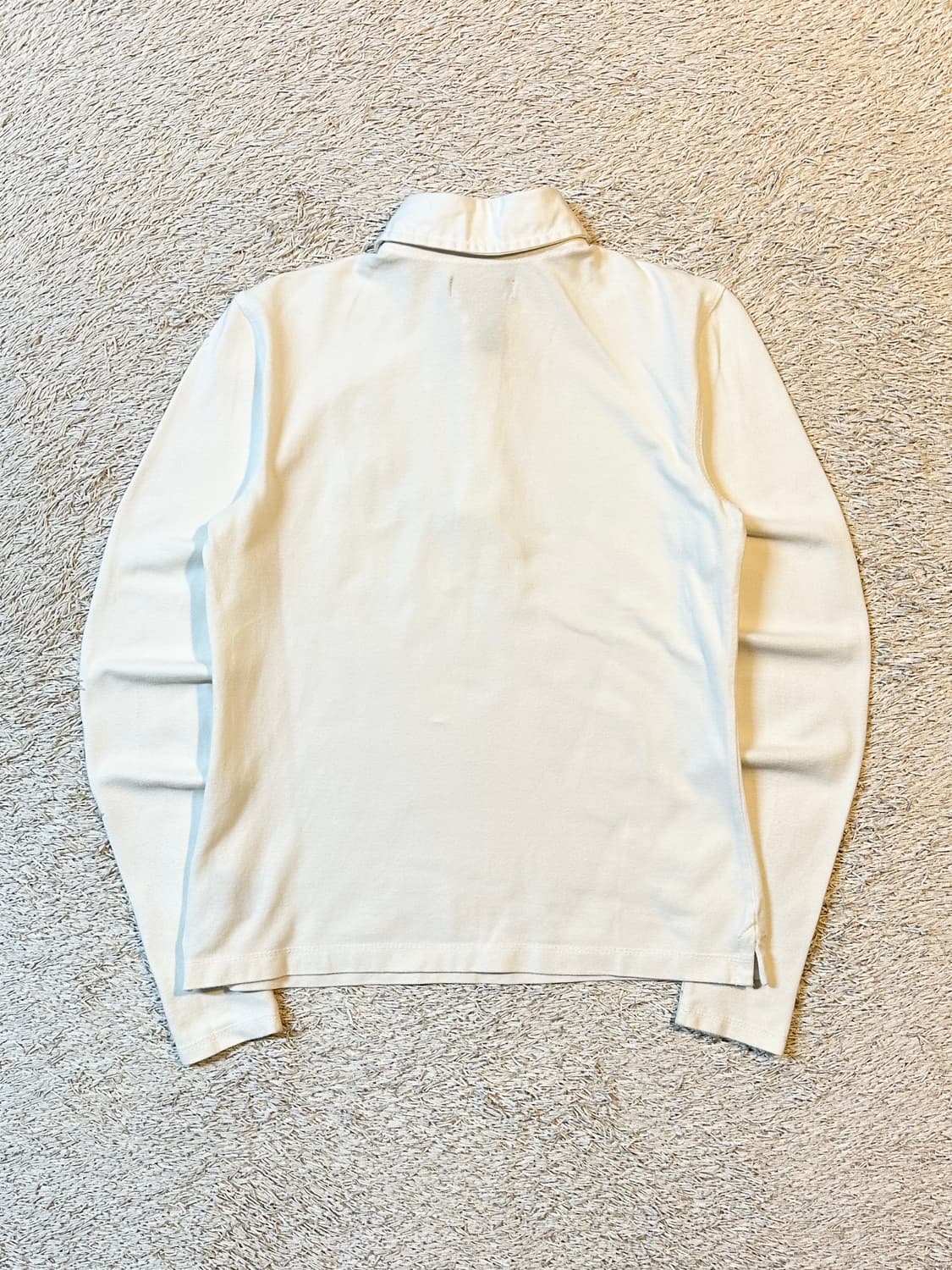 희귀) 로렌 랄프로렌 진스 크레스트 로고 PK 긴팔 카라티 상품이미지3