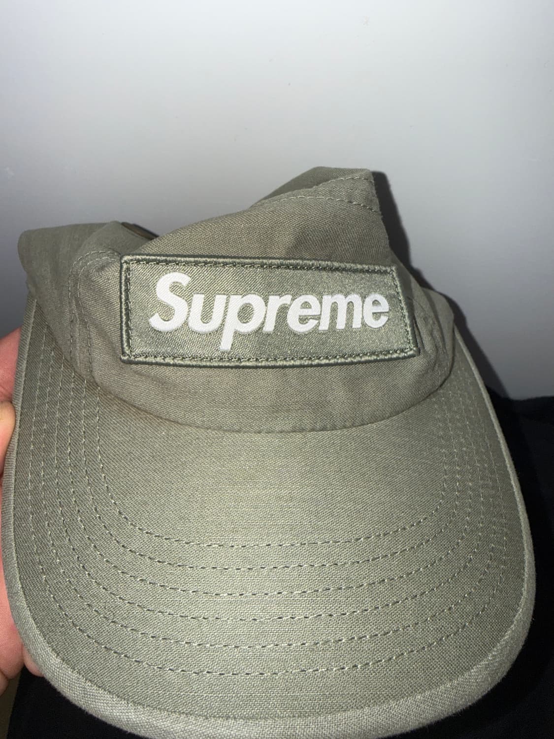 슈프림 캠프캡 Olive - 23FW 상품이미지5