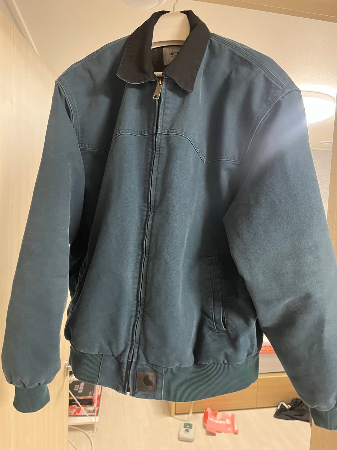 칼하트 WIP OG 산타 페 자켓 딥 라군 블랙 L 상품이미지1