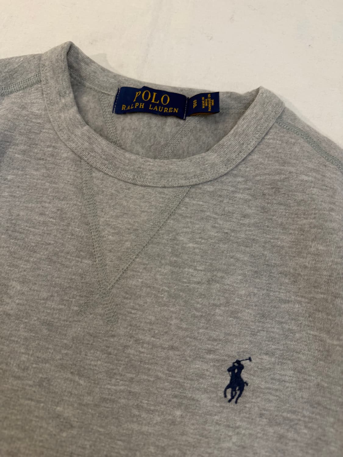 새상품급 폴로 랄프로렌 신형 맨투맨 스웻셔츠 그레이 상품이미지2