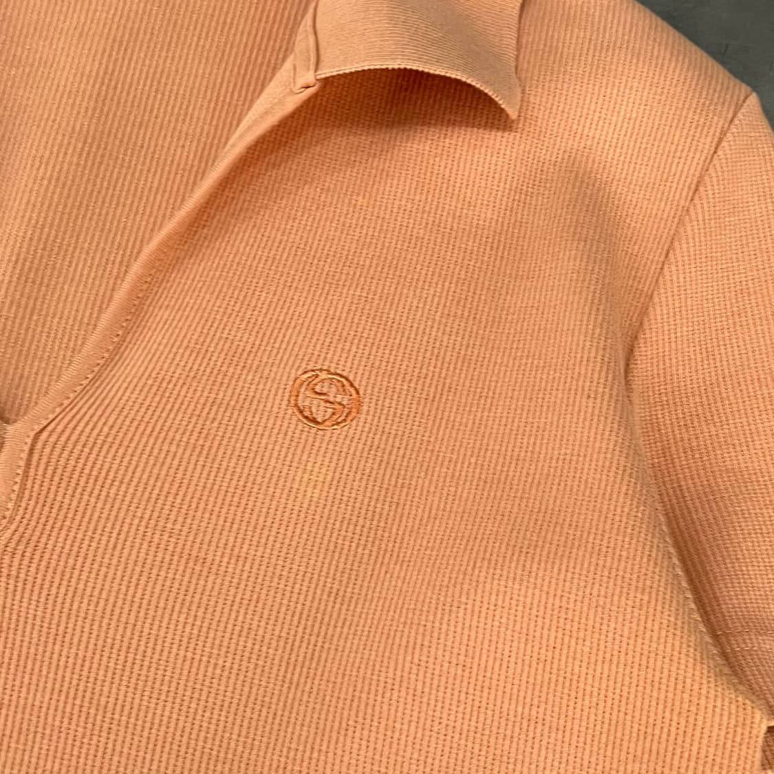  구찌 하프 슬리브 피케 티셔츠 +명품감정서 y16367 상품이미지4