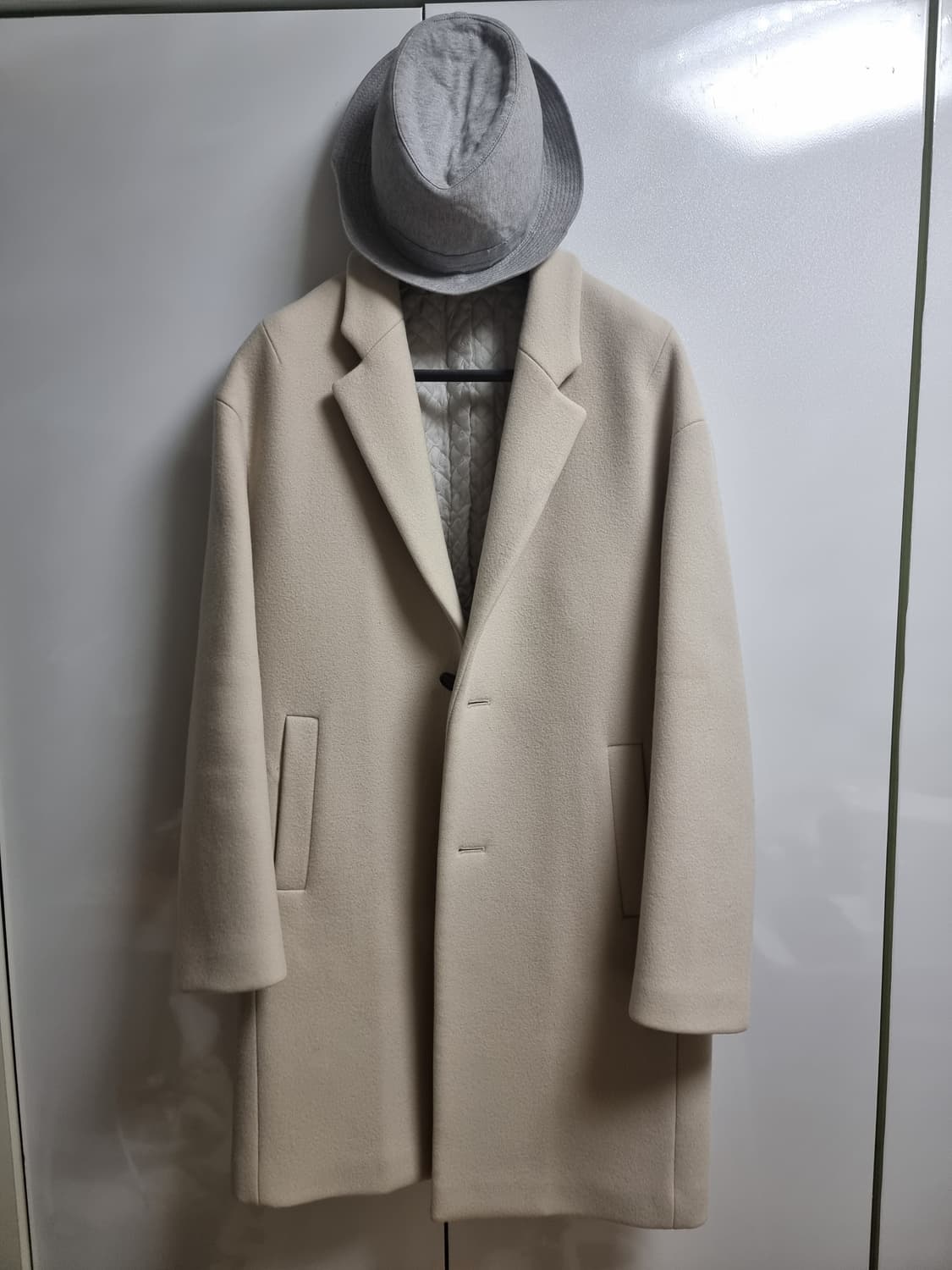 디올옴므 울 페도라 중절모 그레이 상품이미지5