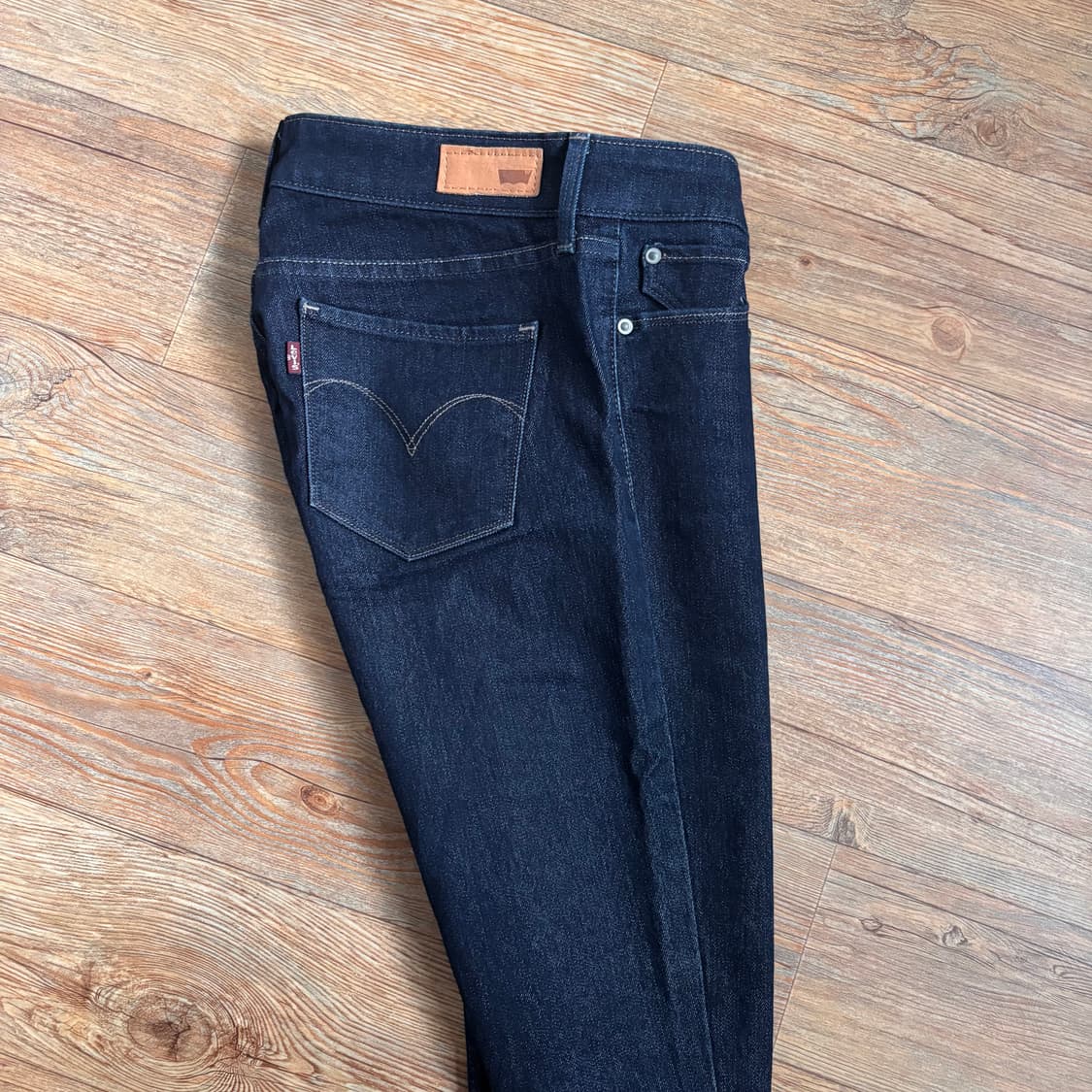 슬림 26 스키니진 리바이스 모던라이즈 진청 스판 데님 실루엣 상품이미지6