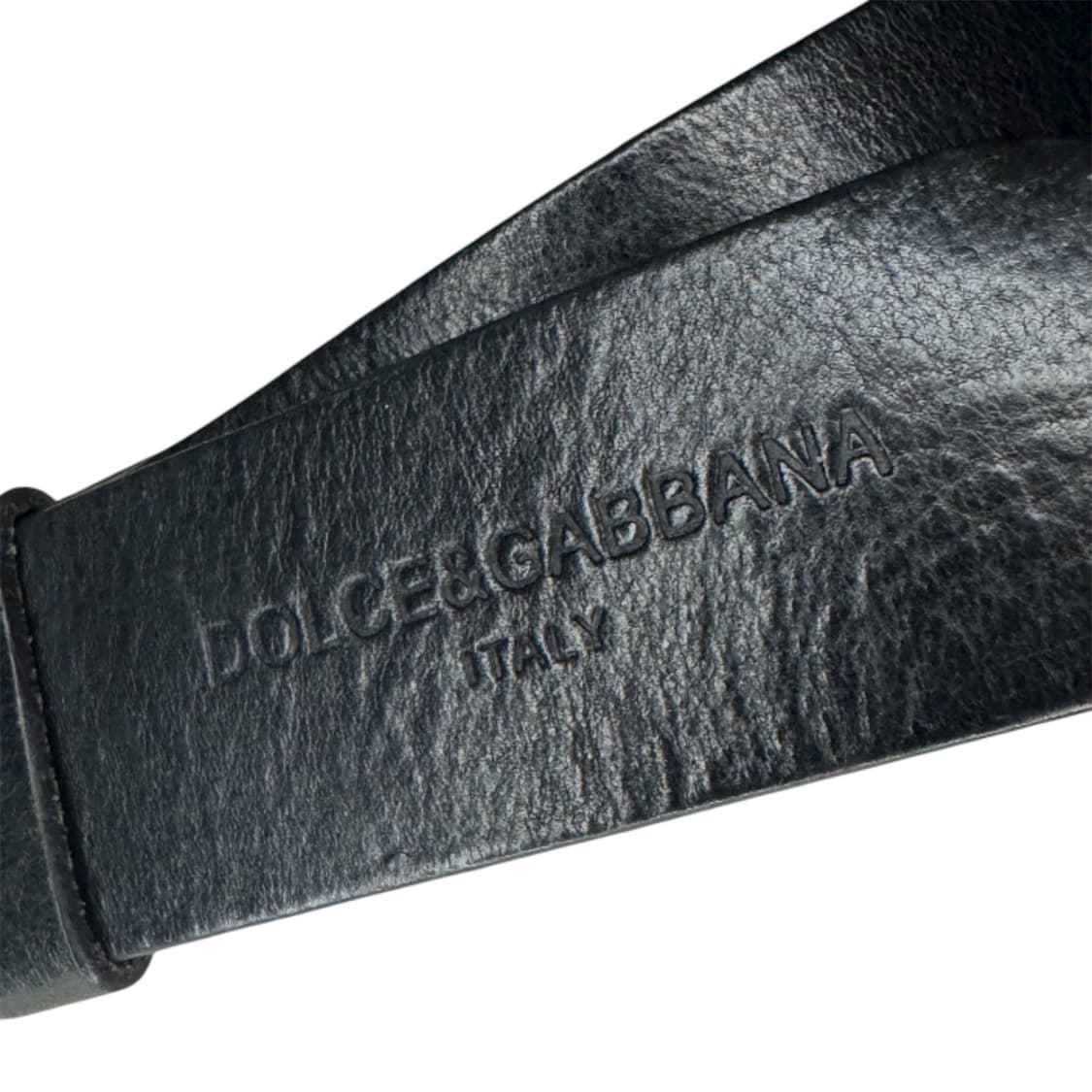 돌체앤가바나 D&G 블랙 통가죽 벨트 상품이미지3