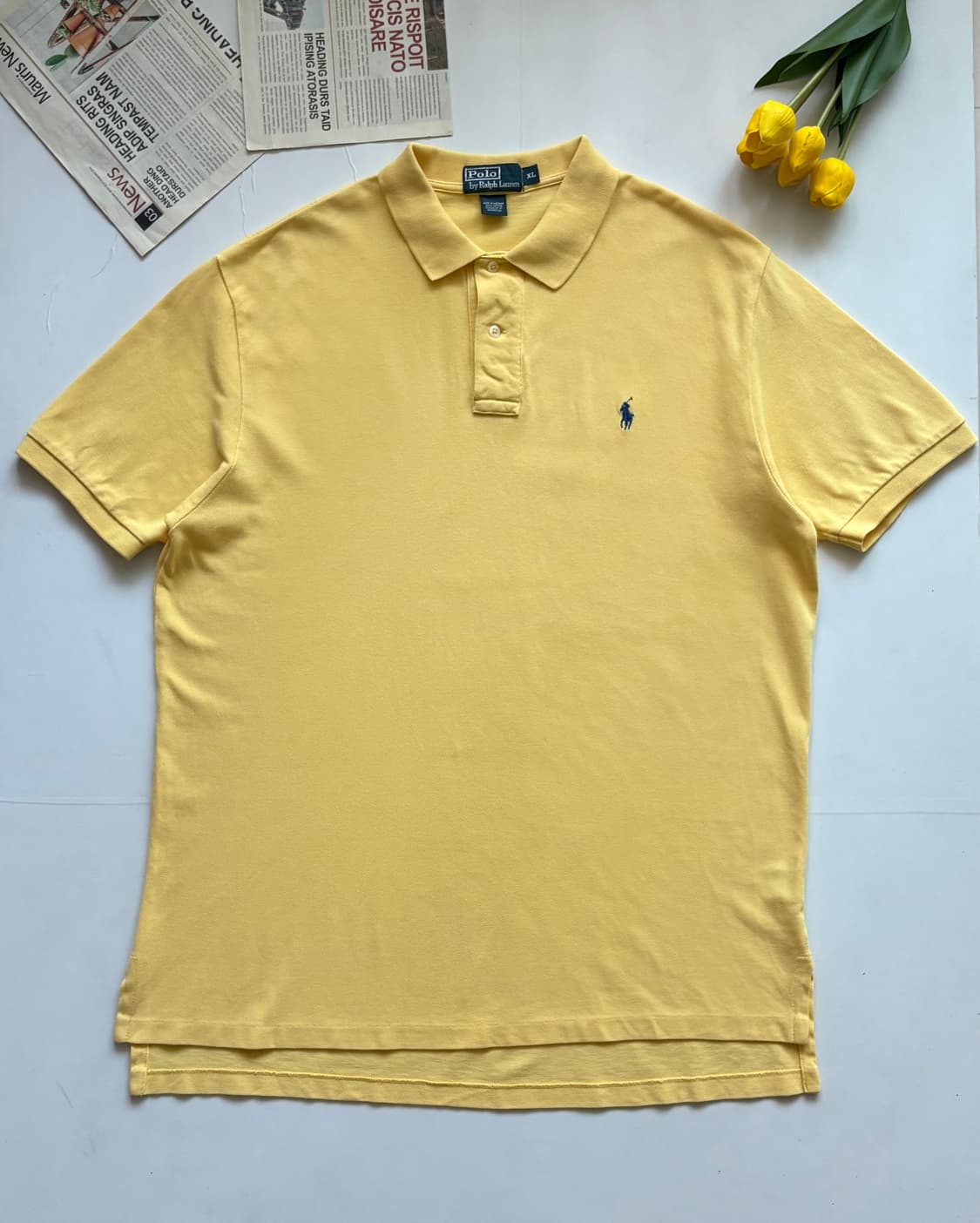 Polo 폴로랄프로렌 옐로우 PK 반팔 카라티  상품이미지1
