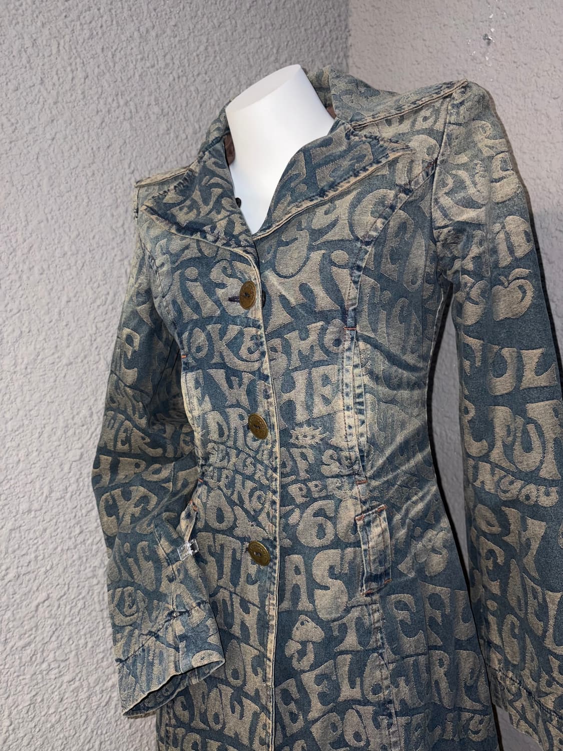 미스식스티 데님 하프코트 상품이미지3