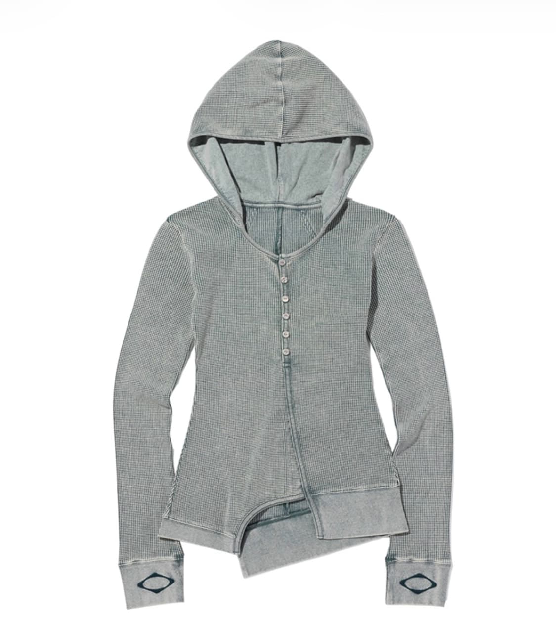 구해요) 미스치프 레이어드 와플 후드 카키 m 상품이미지1