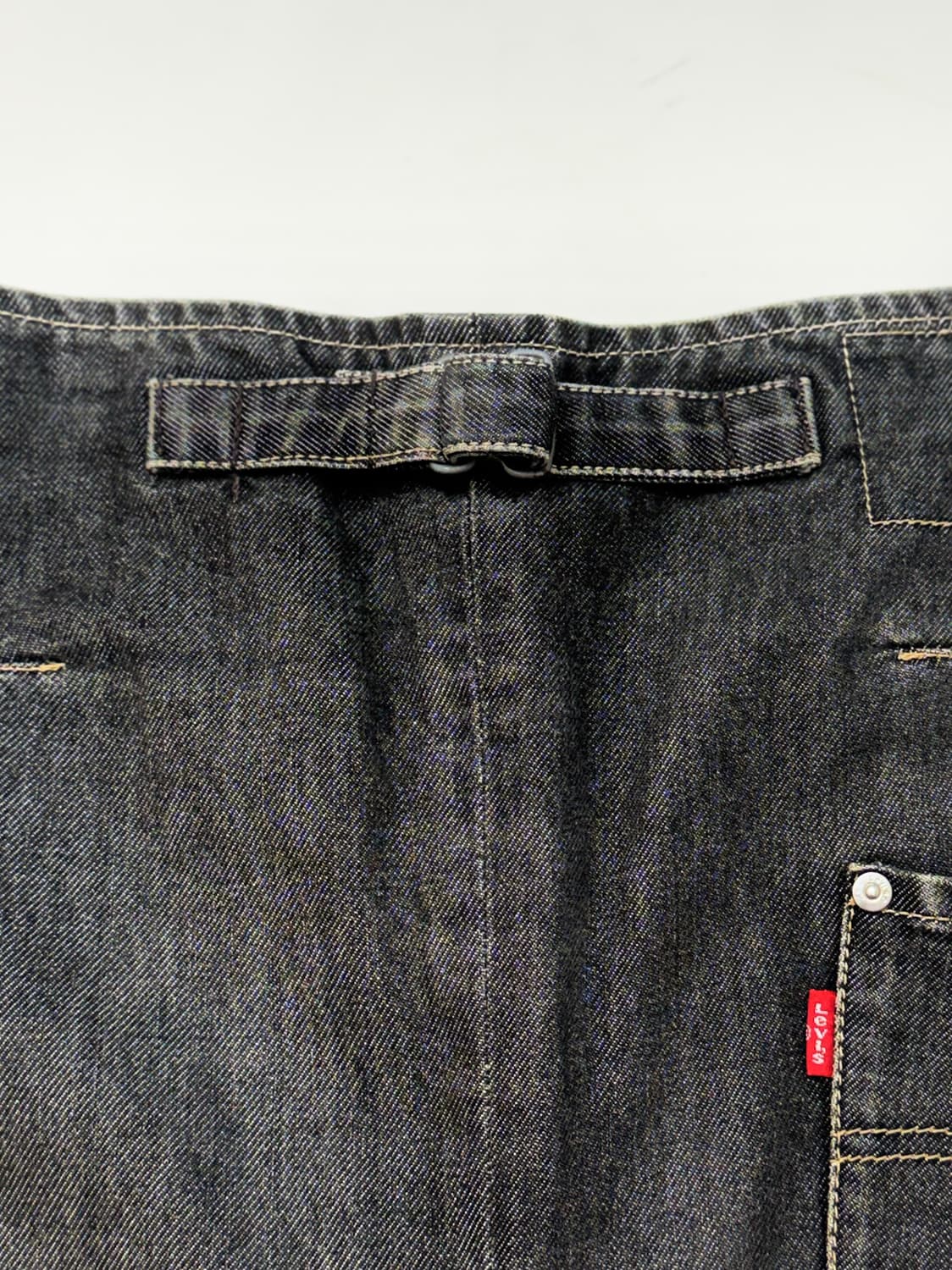 Levi’s 리바이스 블랙데님 롱 에어라인 스커트  상품이미지7