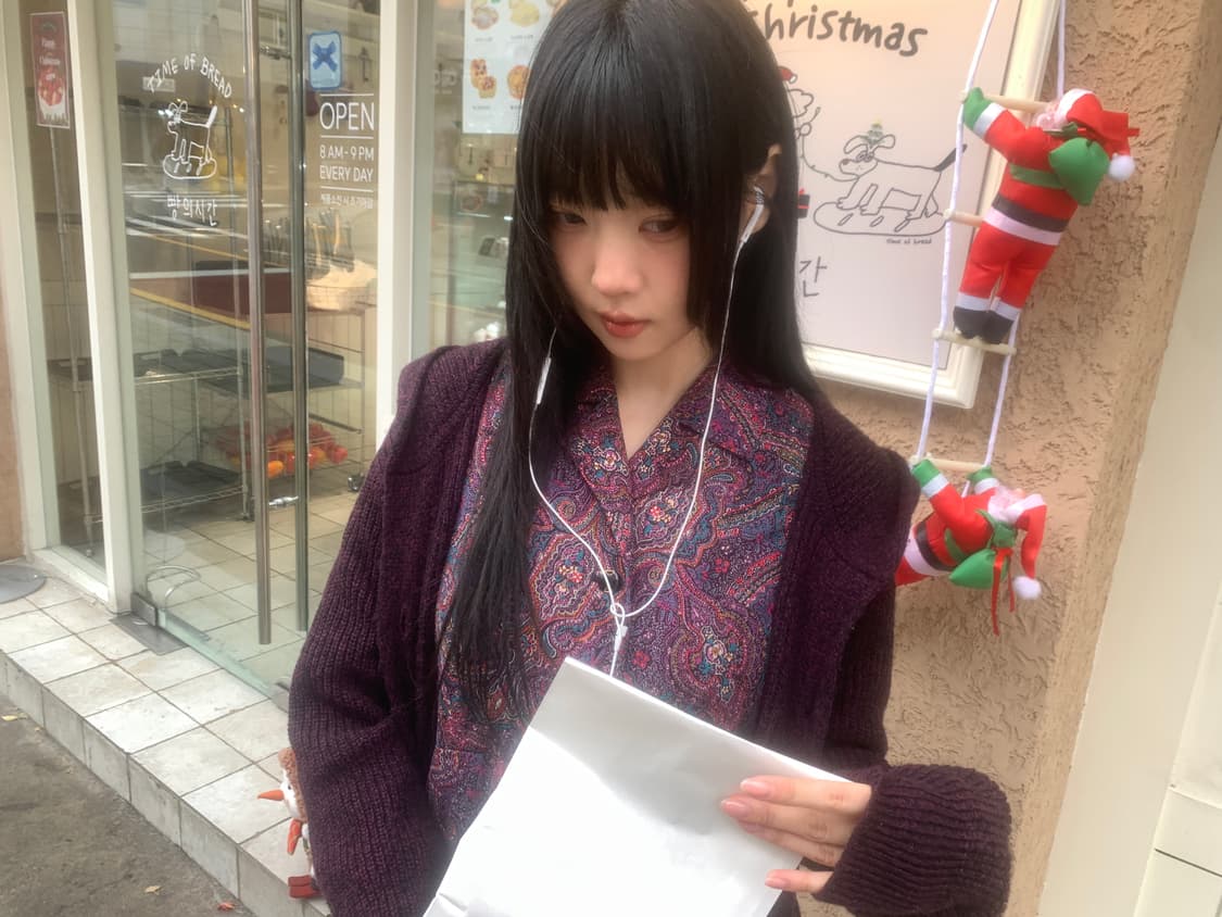 Knit Long Hoody Cardigan 상품이미지3