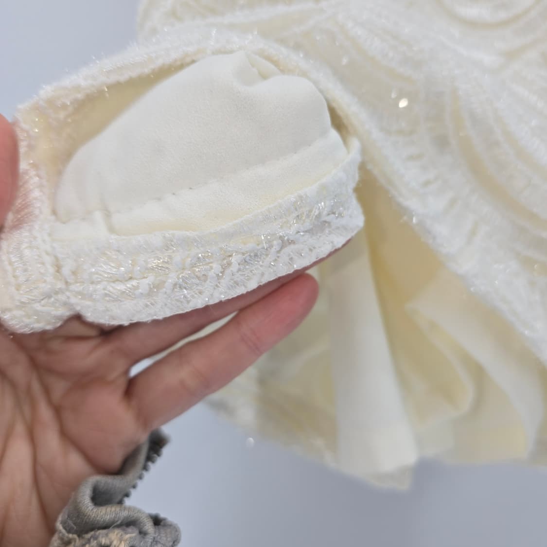 UNE 웨딩 원피스 / 아이보리 레이스 드레스 상품이미지10