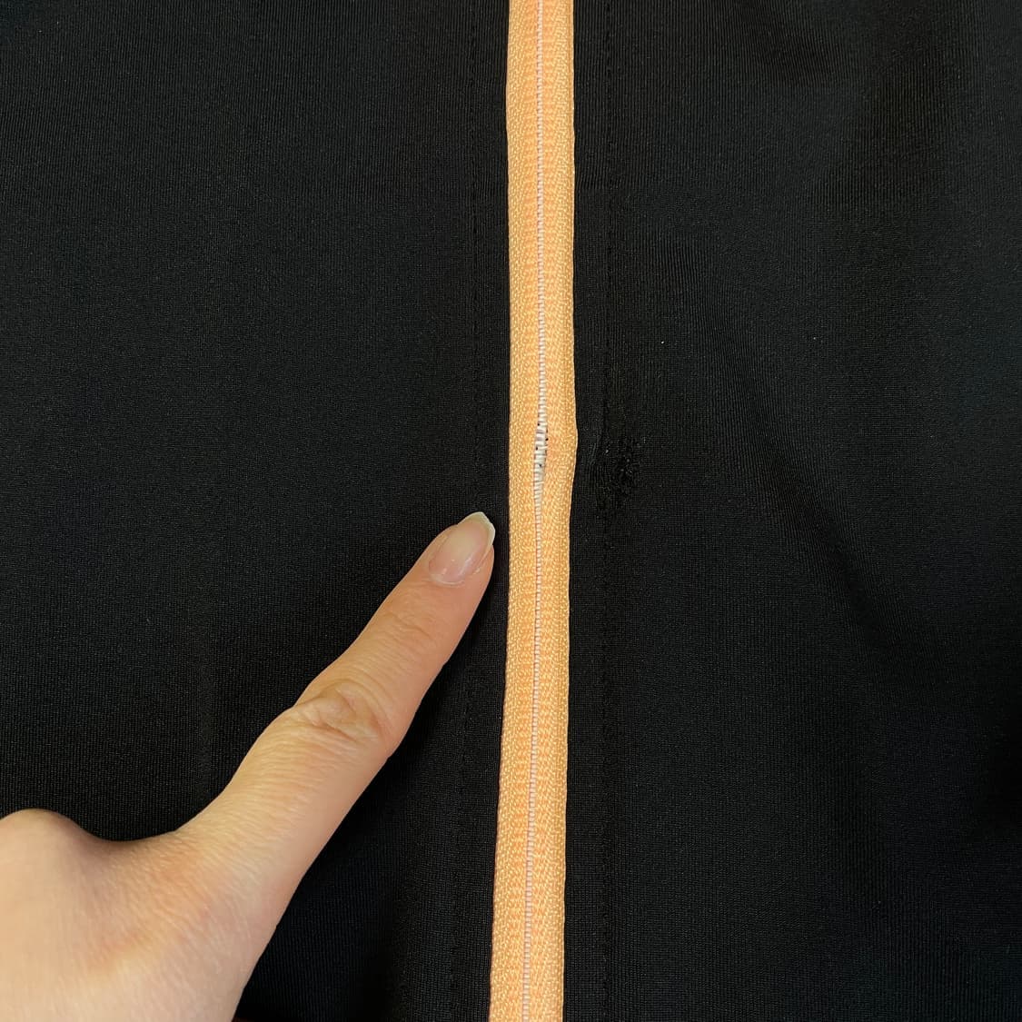 리복 블랙 후드 져지 트랙탑 XL 상품이미지4