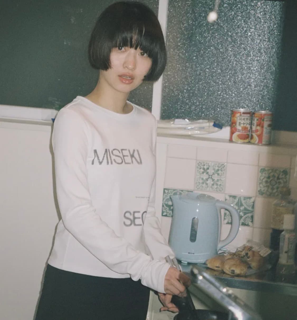 미세키서울 롱슬리브 화이트 one size 상품이미지1