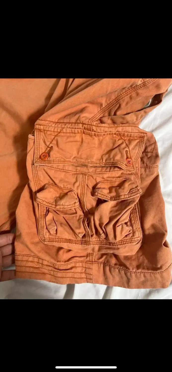 랄프로렌 럭비 하프 팬츠 오렌지 상품이미지3