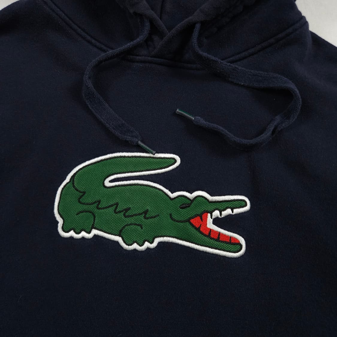 M(95) 라코스테 빅로고 후드티 네이비 상품이미지3