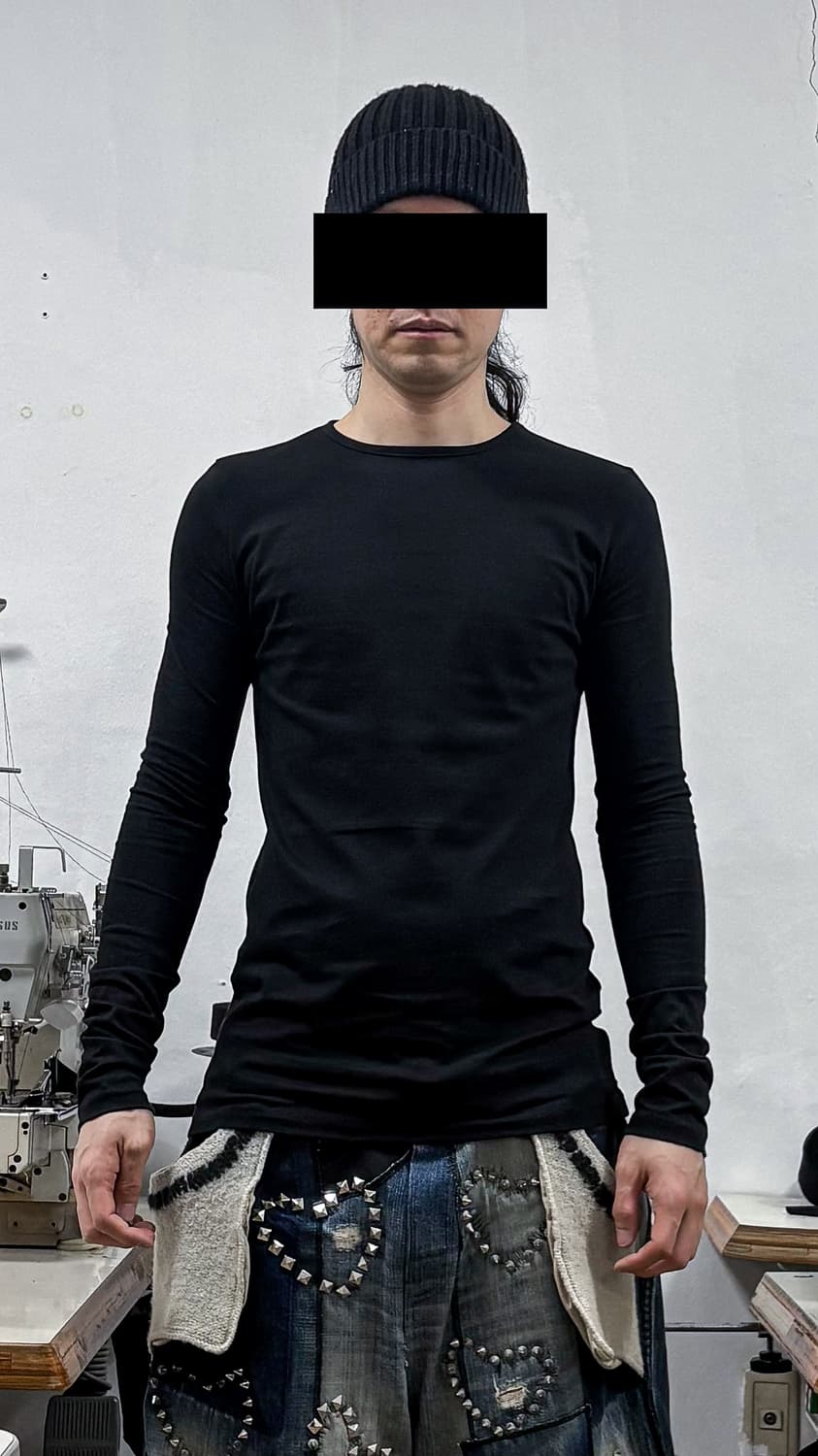 슬림 롱 슬리브 티 (Short ver) 상품이미지2