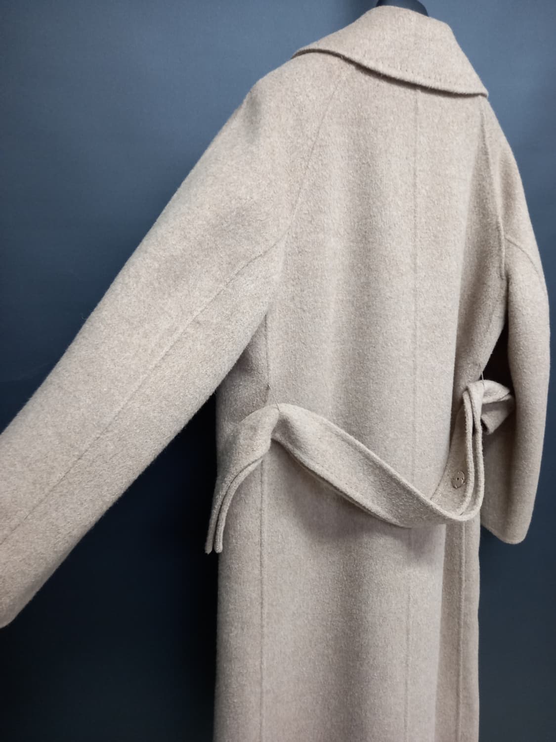 듀엘 춘추동 캐시미어블랜 핸드메이드 맥시 롱 코트 55.66 상품이미지7