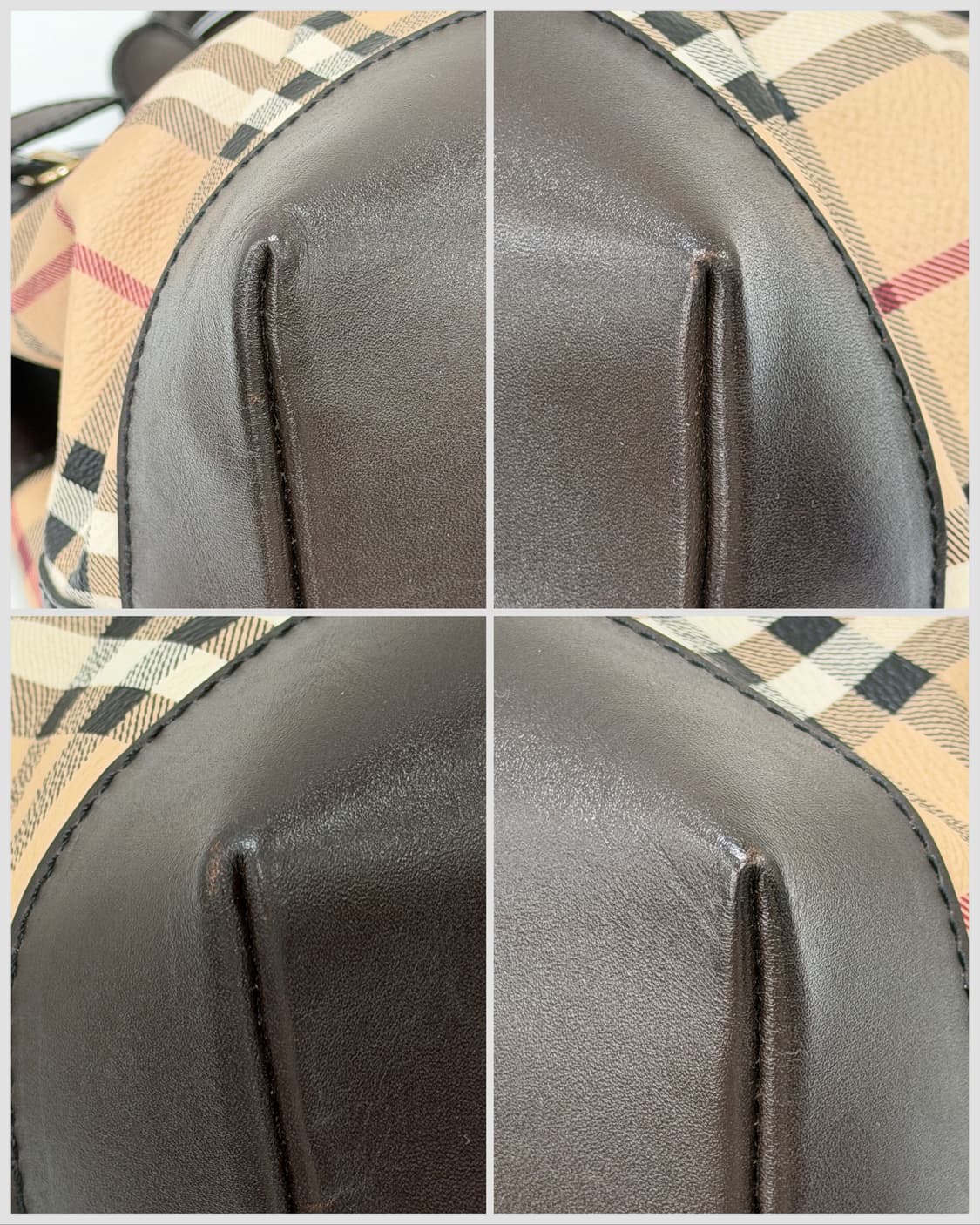 버버리 헤이마켓 체크 햅번 토트백 상품이미지7