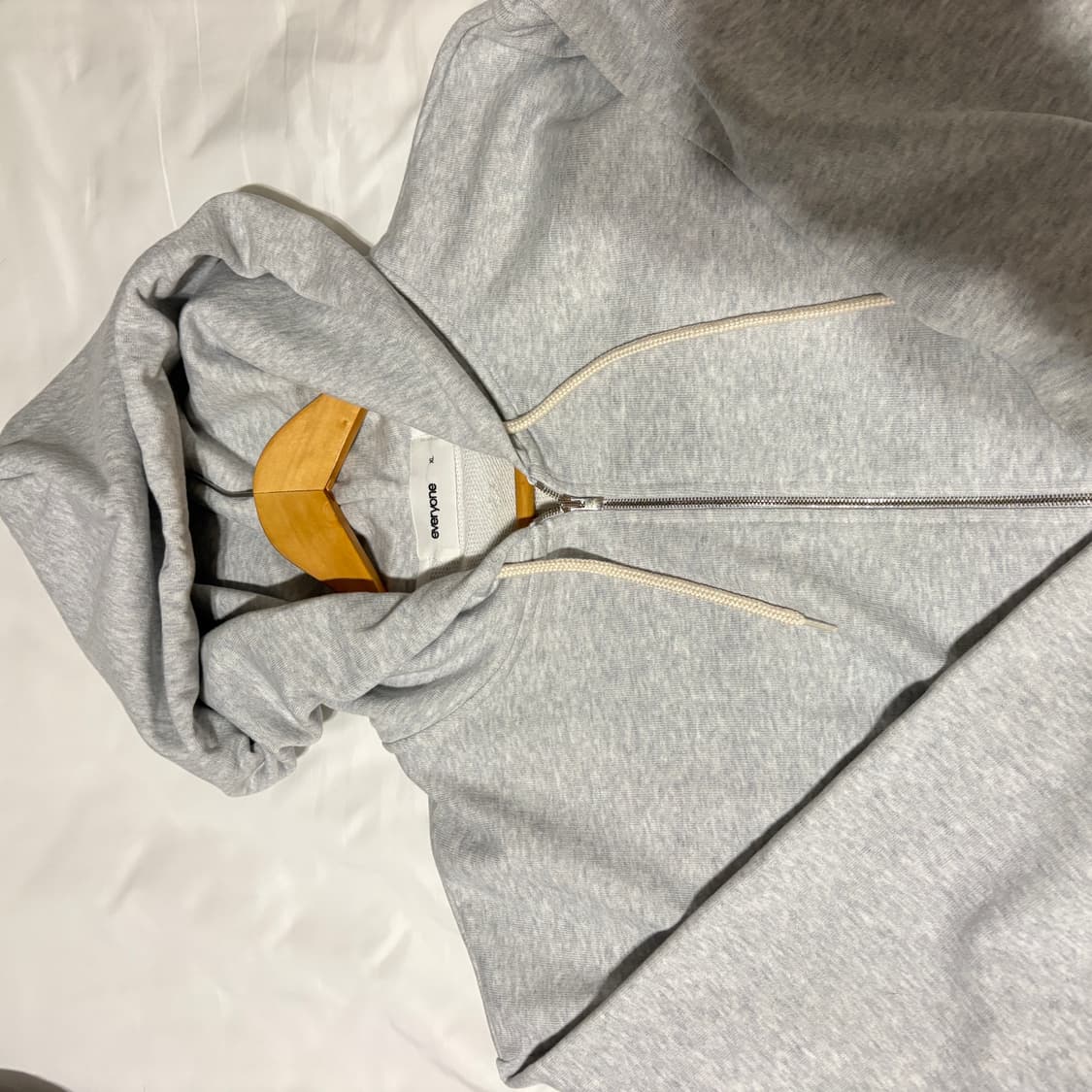 everyone tokyo 럭셔리 후드 집업 그레이  XL 상품이미지4