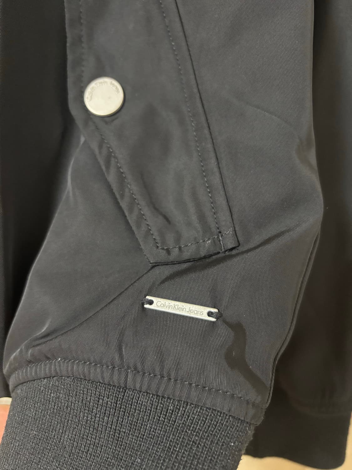 캘빈클라인 블랙 봄버 자켓 상품이미지4