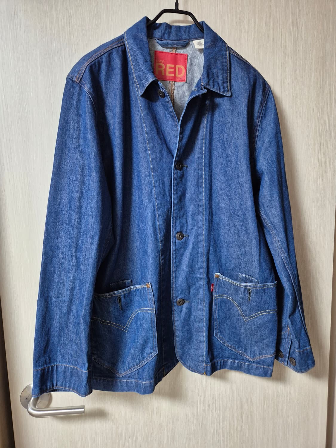 리바이스 엔지니어드 코트 자켓 레드라인 m 남성 상품이미지1