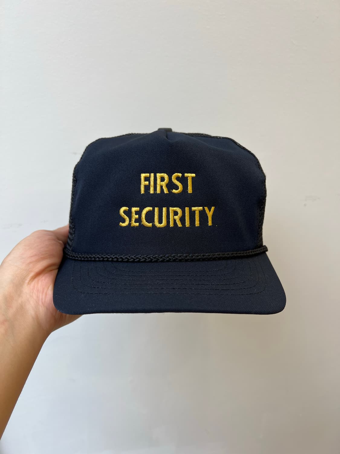 90's First Security Trucker Cap 상품이미지1
