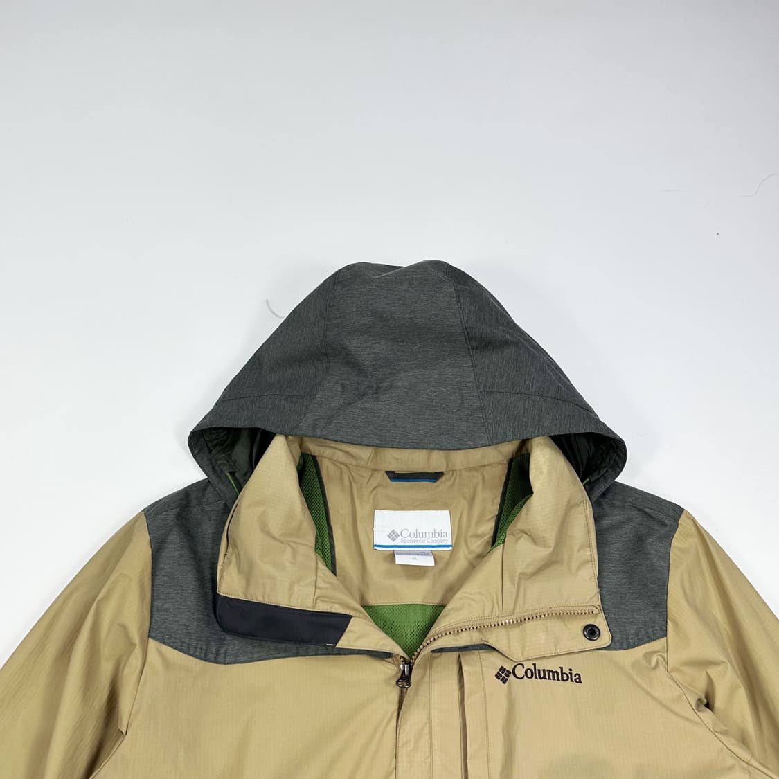컬럼비아 옴닉윈드 베이지 바람막이 자켓 (XL) 상품이미지1