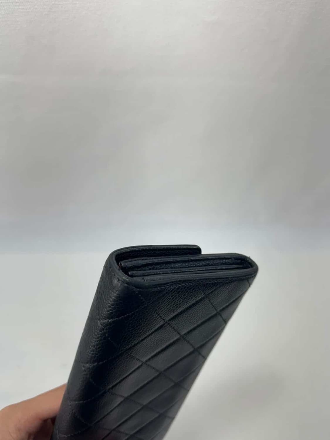 샤넬 캐비어 금장 장지갑 상품이미지4