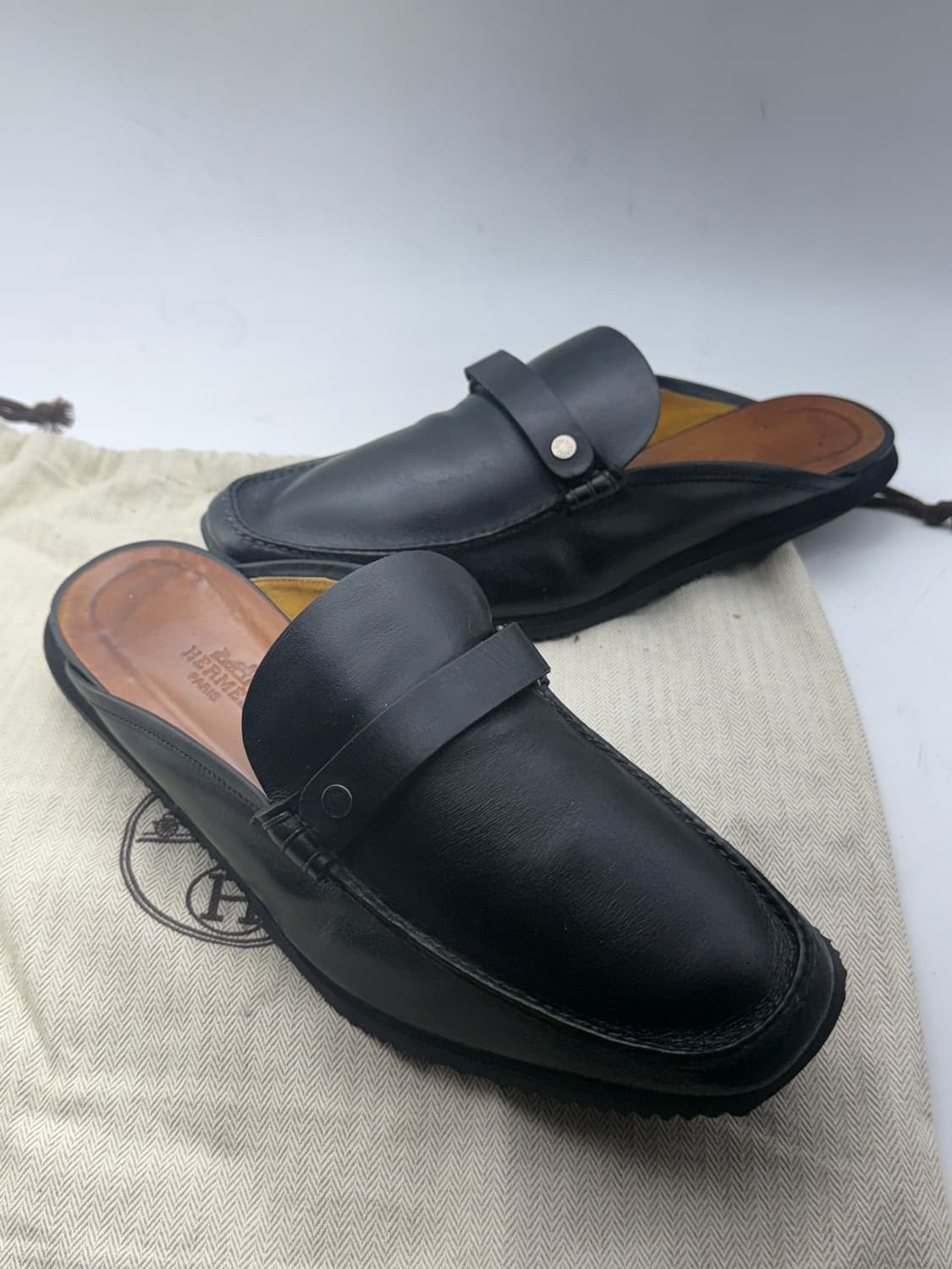 정품)에르메스 슬리퍼 255 상품이미지5