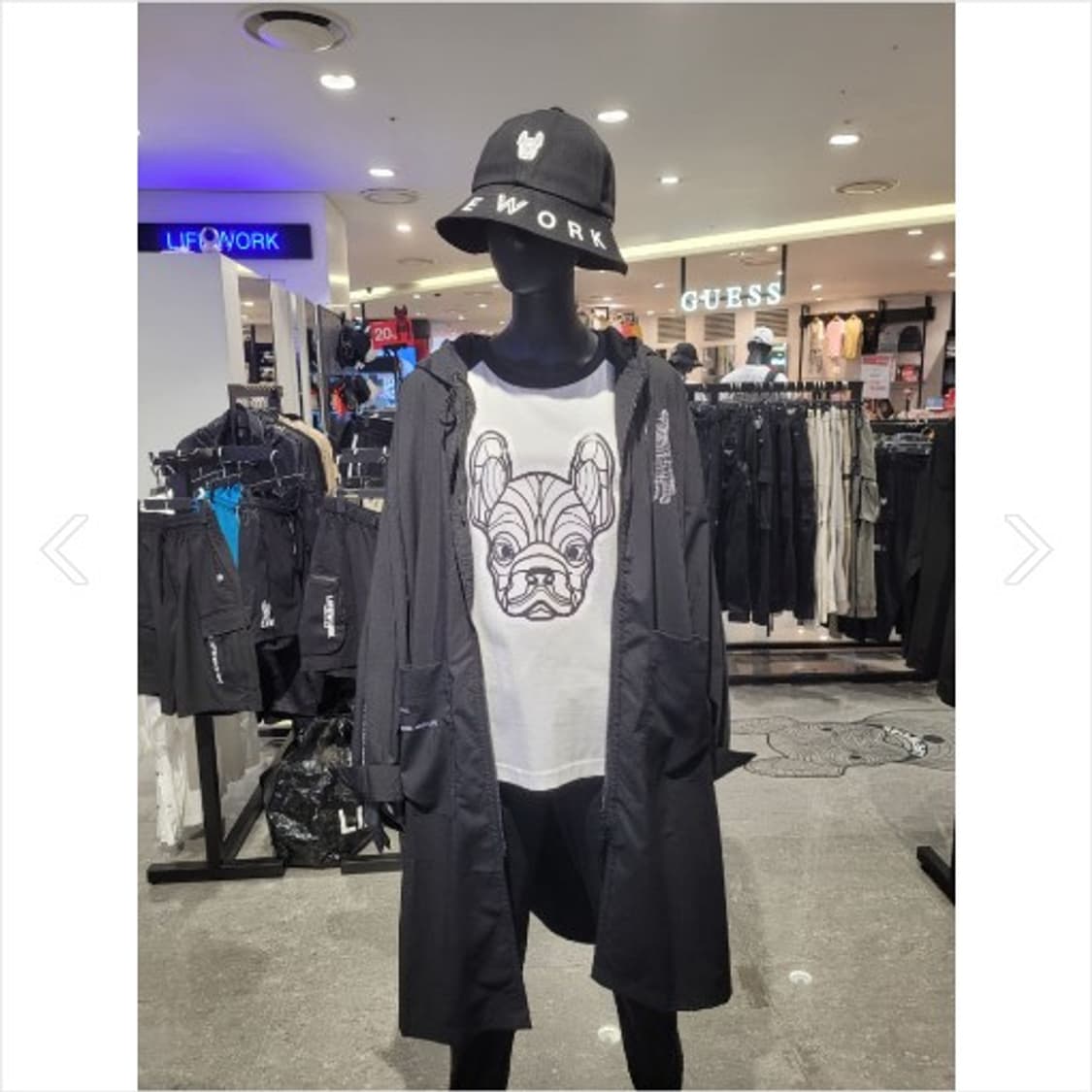 라이프워크 롱기장 후드 집업 셔츠 F 상품이미지8