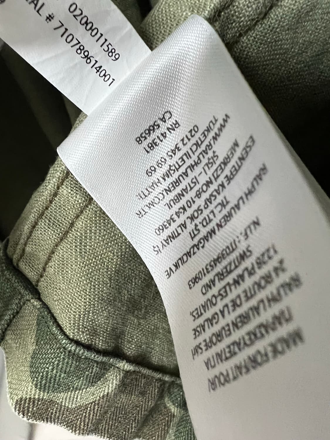 폴로 카모셔츠 XL사이즈 상품이미지4