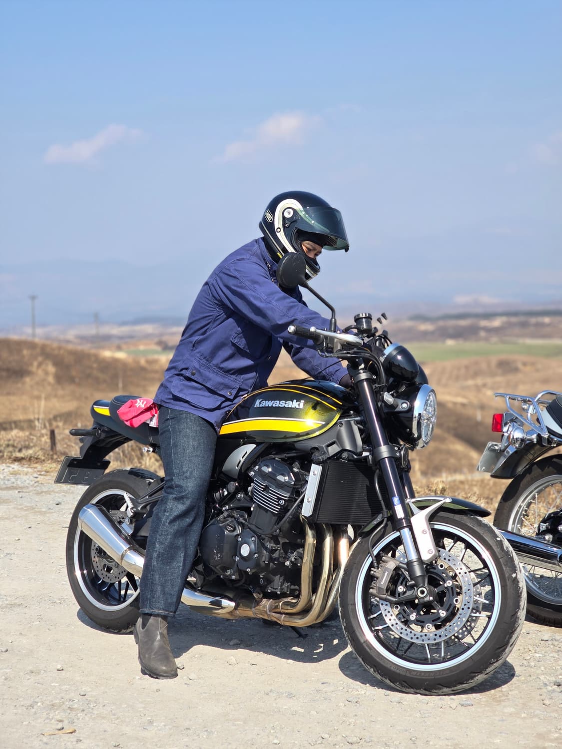 바버 인터내셔널 A7 자켓 워시드 블루 M size 상품이미지8