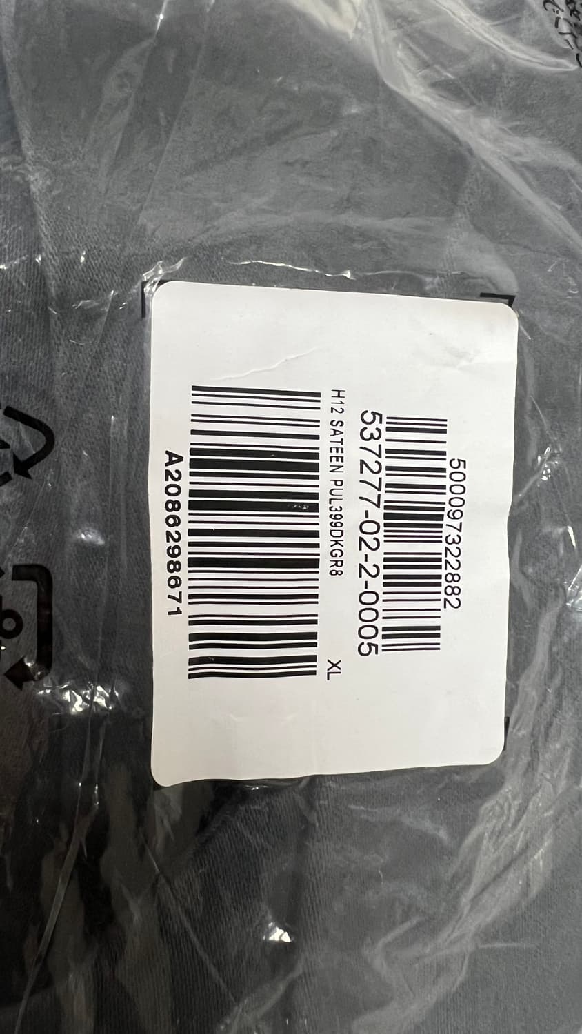 (새상품)이지갭 사틴카고 다크그레이 XL 상품이미지2