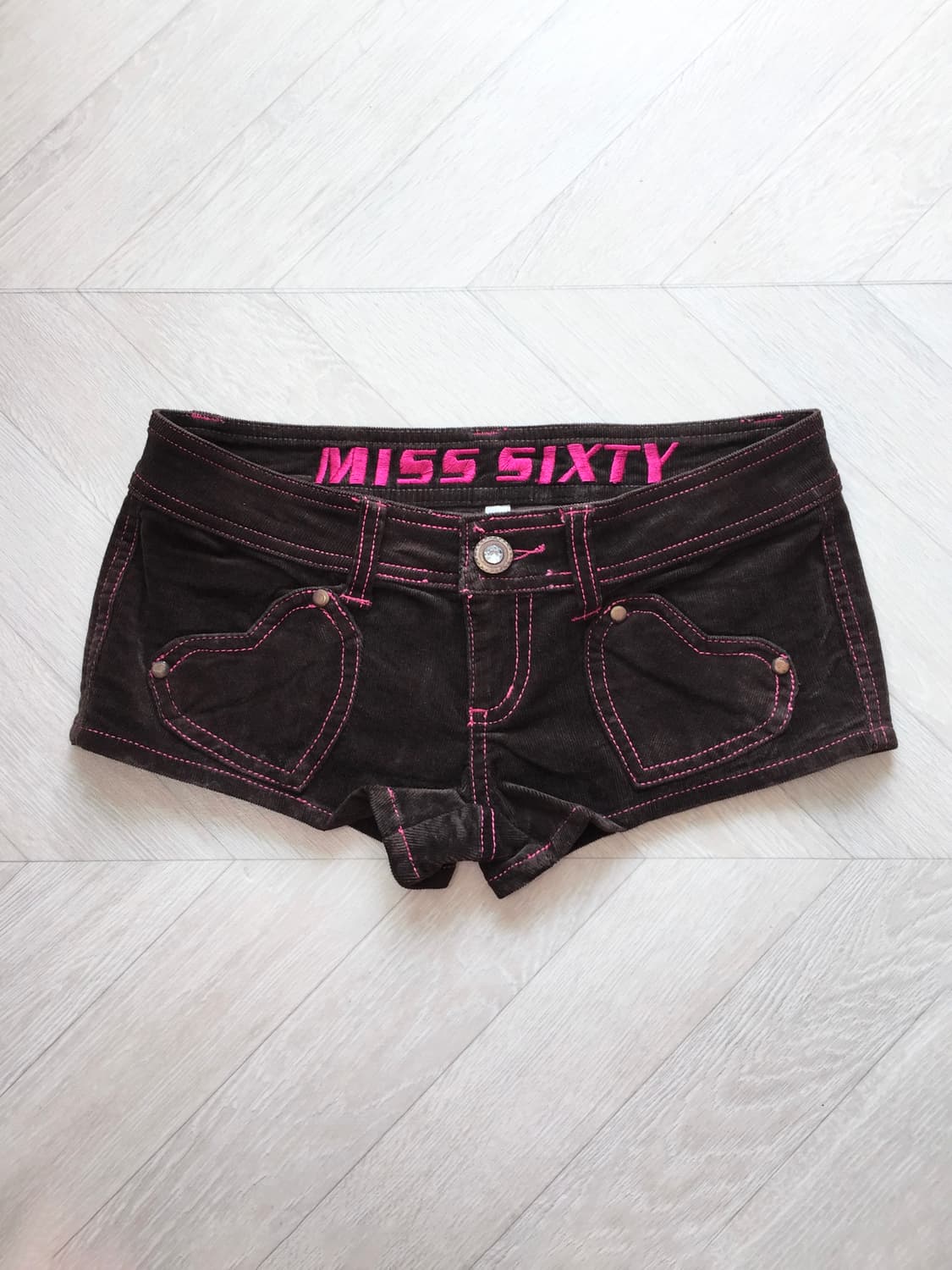 Miss Sixty Skull Coduroy Shorts 상품이미지1
