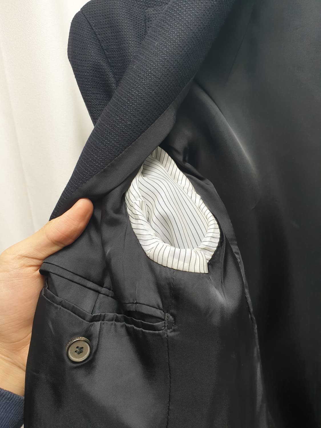 알레그리 네이비 남성 블레이저 자켓 46 상품이미지5