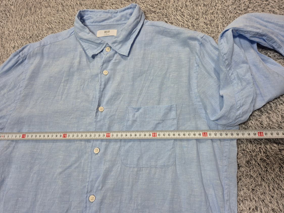 유니클로 남성 린넨 셔츠 XL 상품이미지9