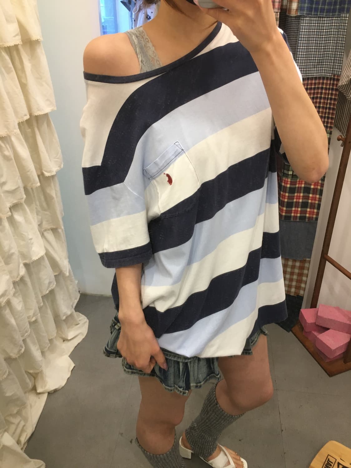 폴로 소라 단가라 티 상품이미지2