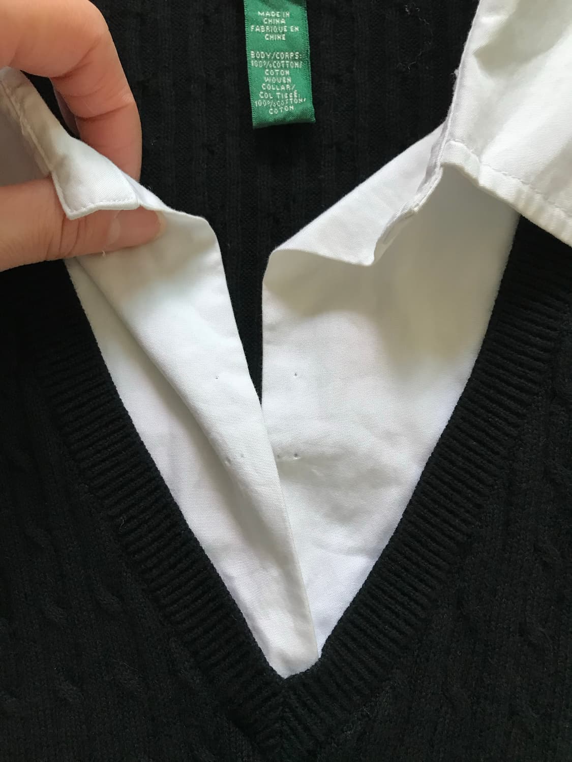 로렌 랄프로렌 포니 로고 카라 블랙 니트 상품이미지10