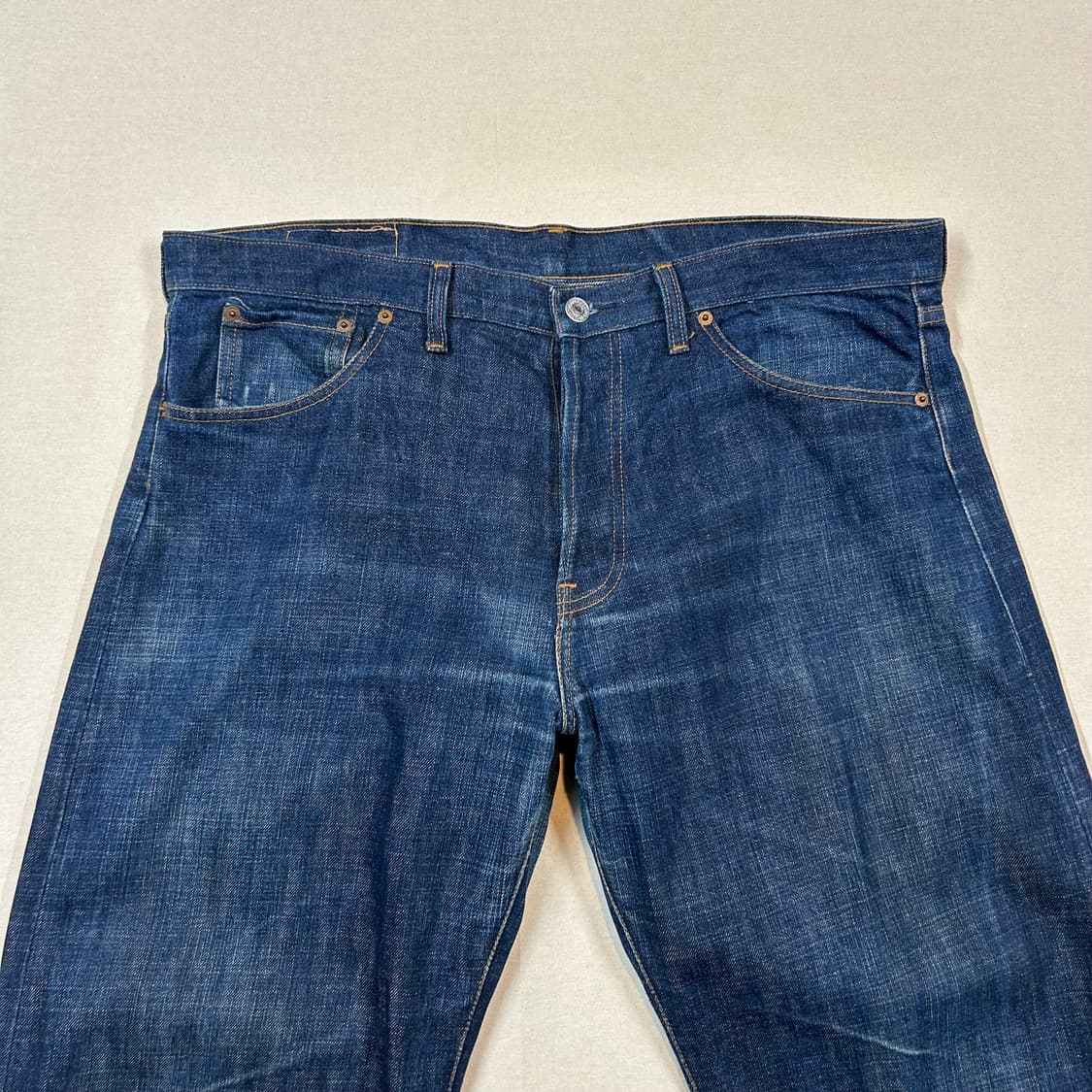 38inch) 리바이스 501 USA 진청 데님 청바지 상품이미지6