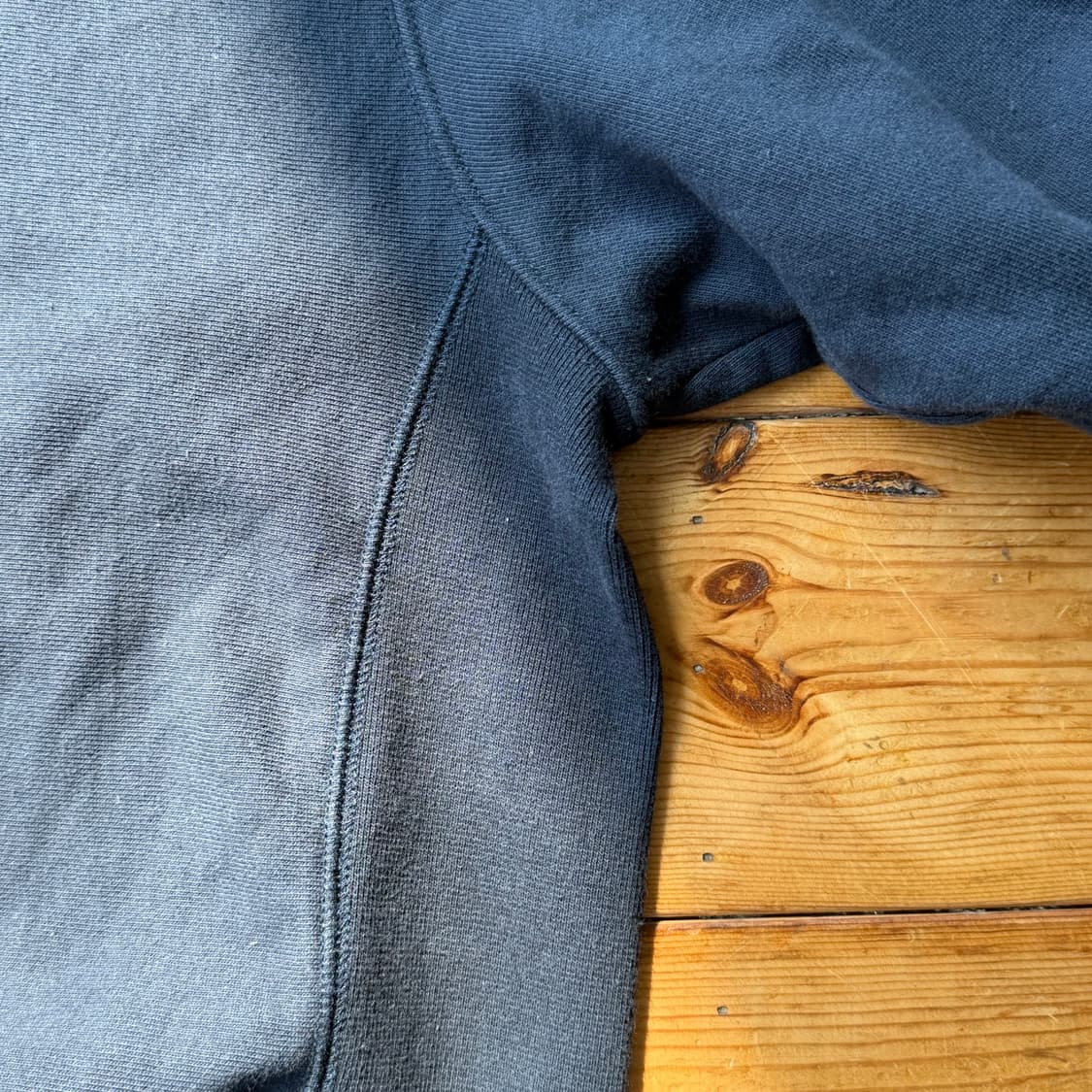 챔피온 리버스위브 스웻 / 네이비 맨투맨 (사이드 리브) 상품이미지4